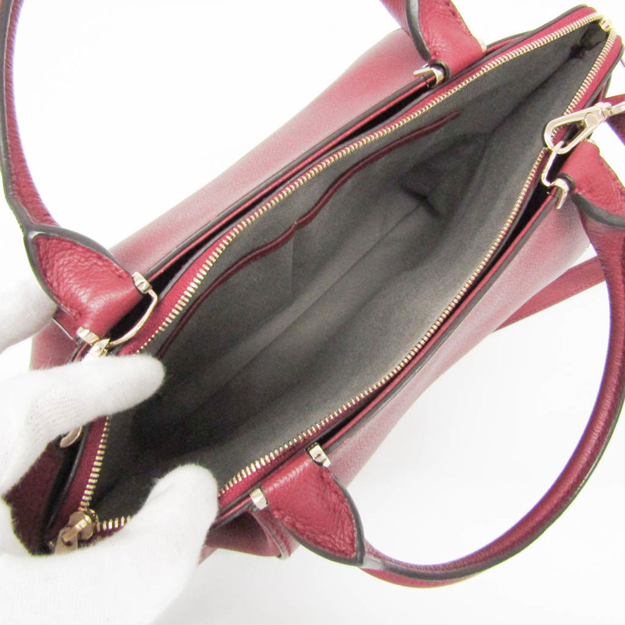 Cartier Cartier C De Cartier L1001829 Women's Leather Handbag,Shoulder Bag Bordeaux Size ONE SIZE - 4 Thumbnail