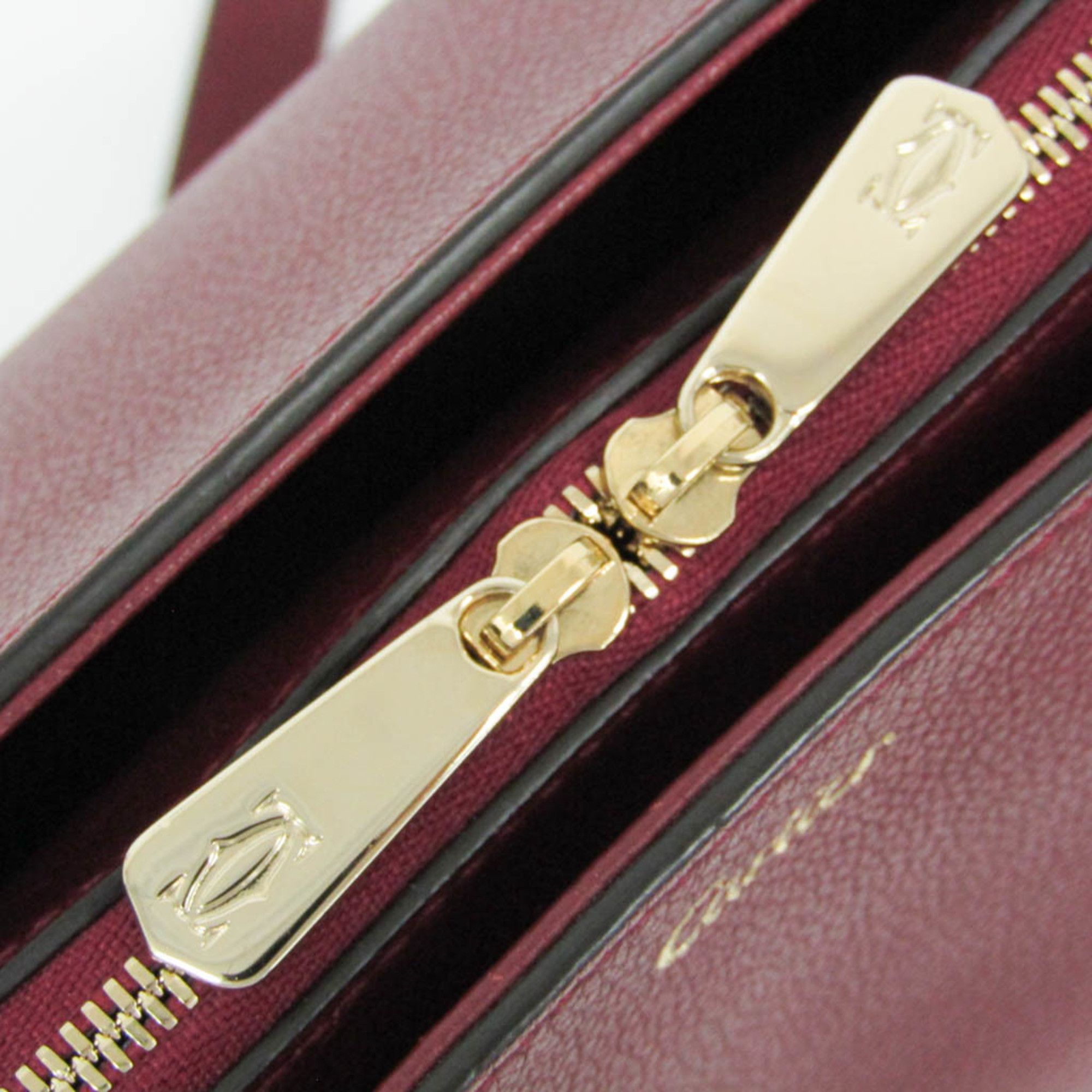 Cartier Cartier C De Cartier L1001829 Women's Leather Handbag,Shoulder Bag Bordeaux Size ONE SIZE - 8 Thumbnail