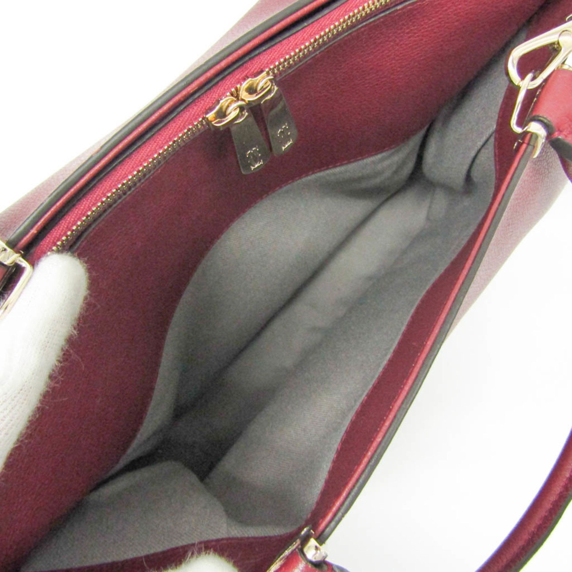 Cartier Cartier C De Cartier L1001829 Women's Leather Handbag,Shoulder Bag Bordeaux Size ONE SIZE - 12 Thumbnail