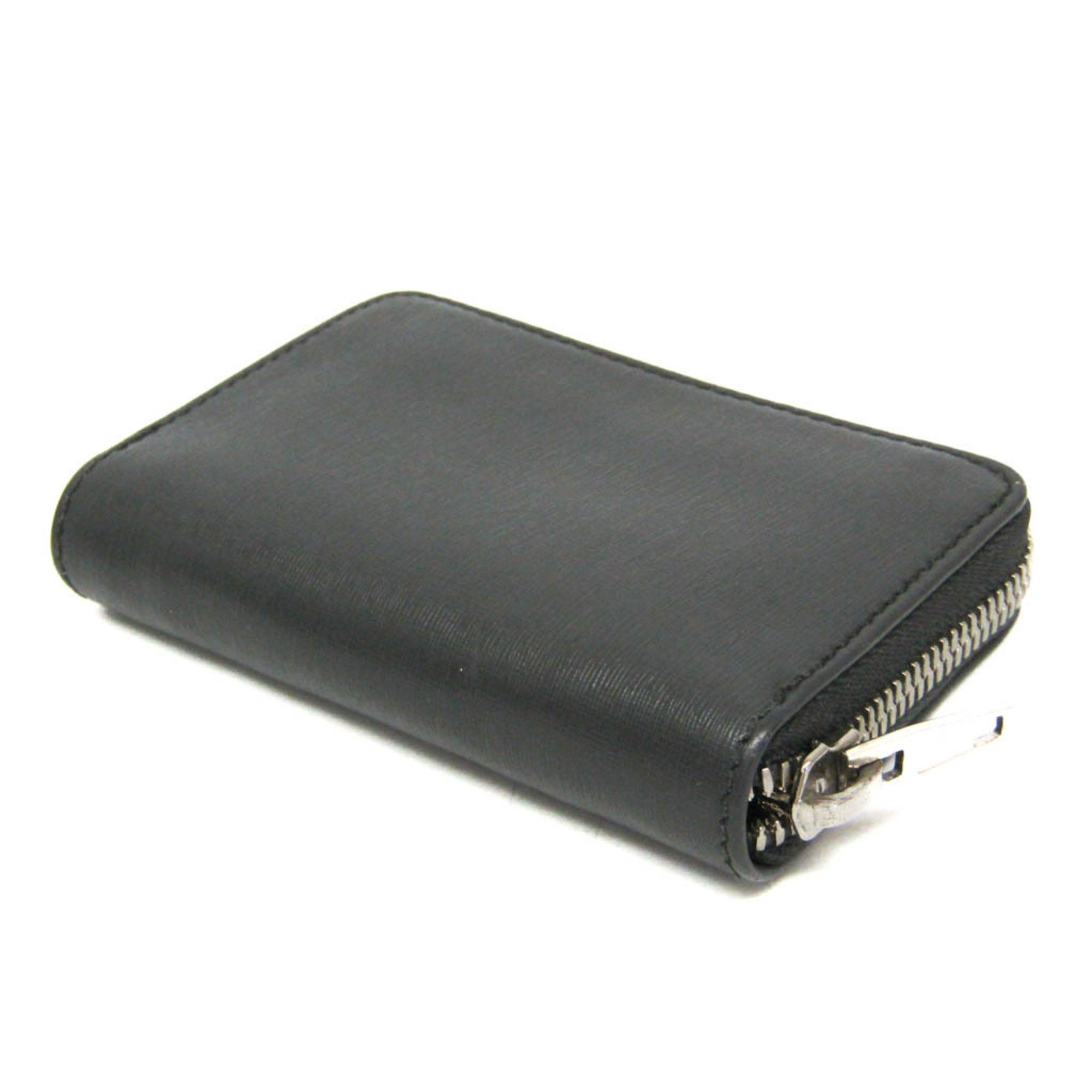 Balenciaga Balenciaga 452503 Women's Leather Coin Purse/coin Case Dark Gray Size ONE SIZE - 2 Thumbnail