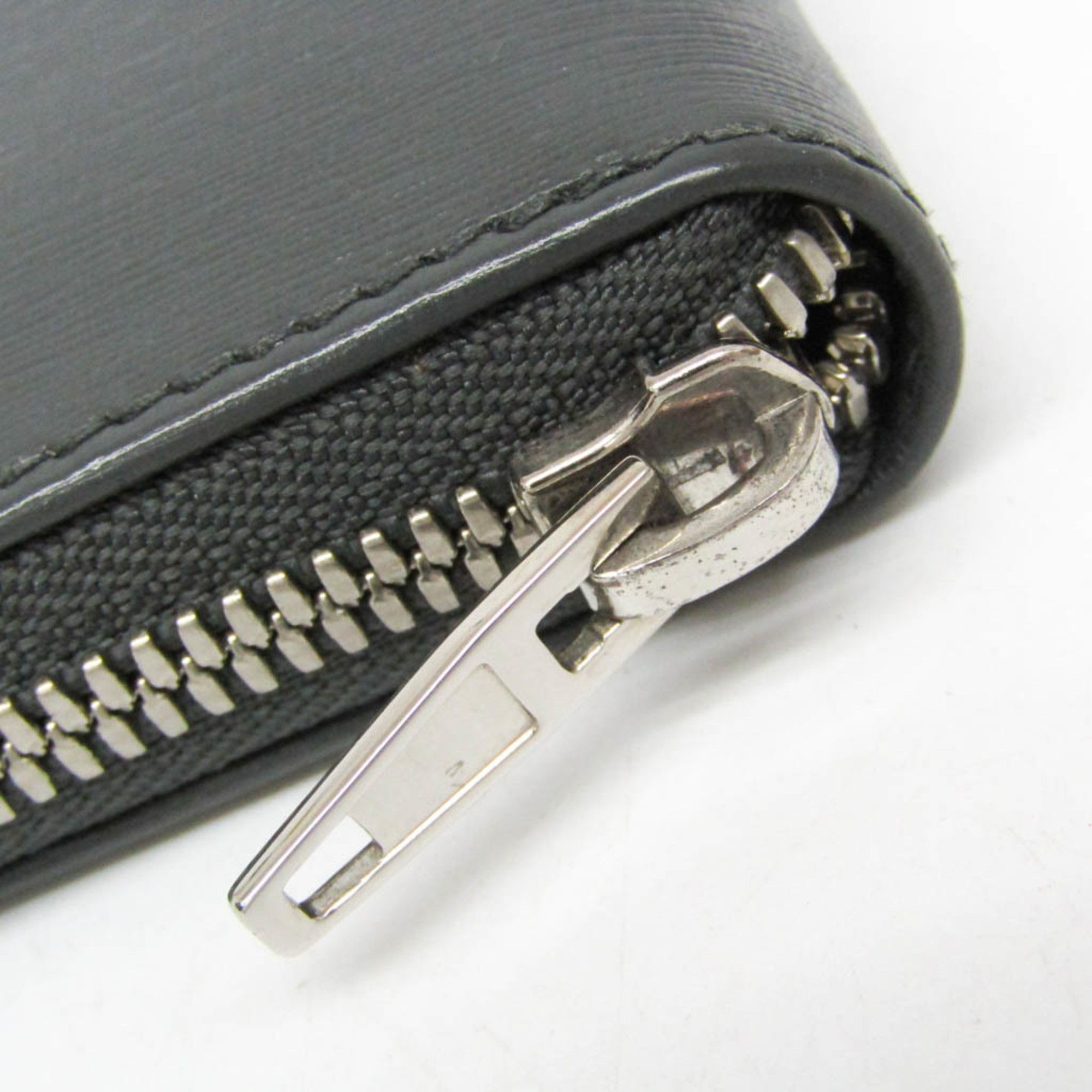Balenciaga Balenciaga 452503 Women's Leather Coin Purse/coin Case Dark Gray Size ONE SIZE - 6 Thumbnail