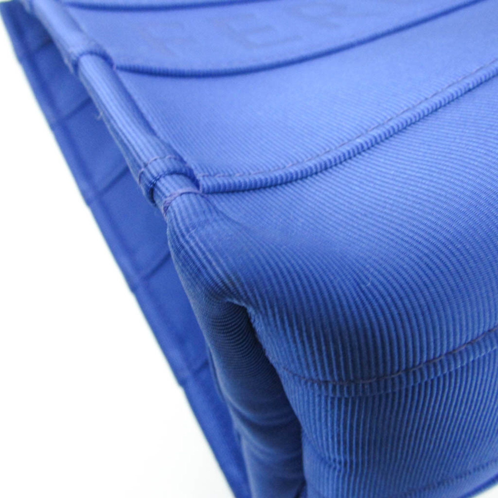 Salvatore Ferragamo Salvatore Ferragamo GG-213985 Men,Women Nylon Canvas Tote Bag Blue Size ONE SIZE - 5 Thumbnail