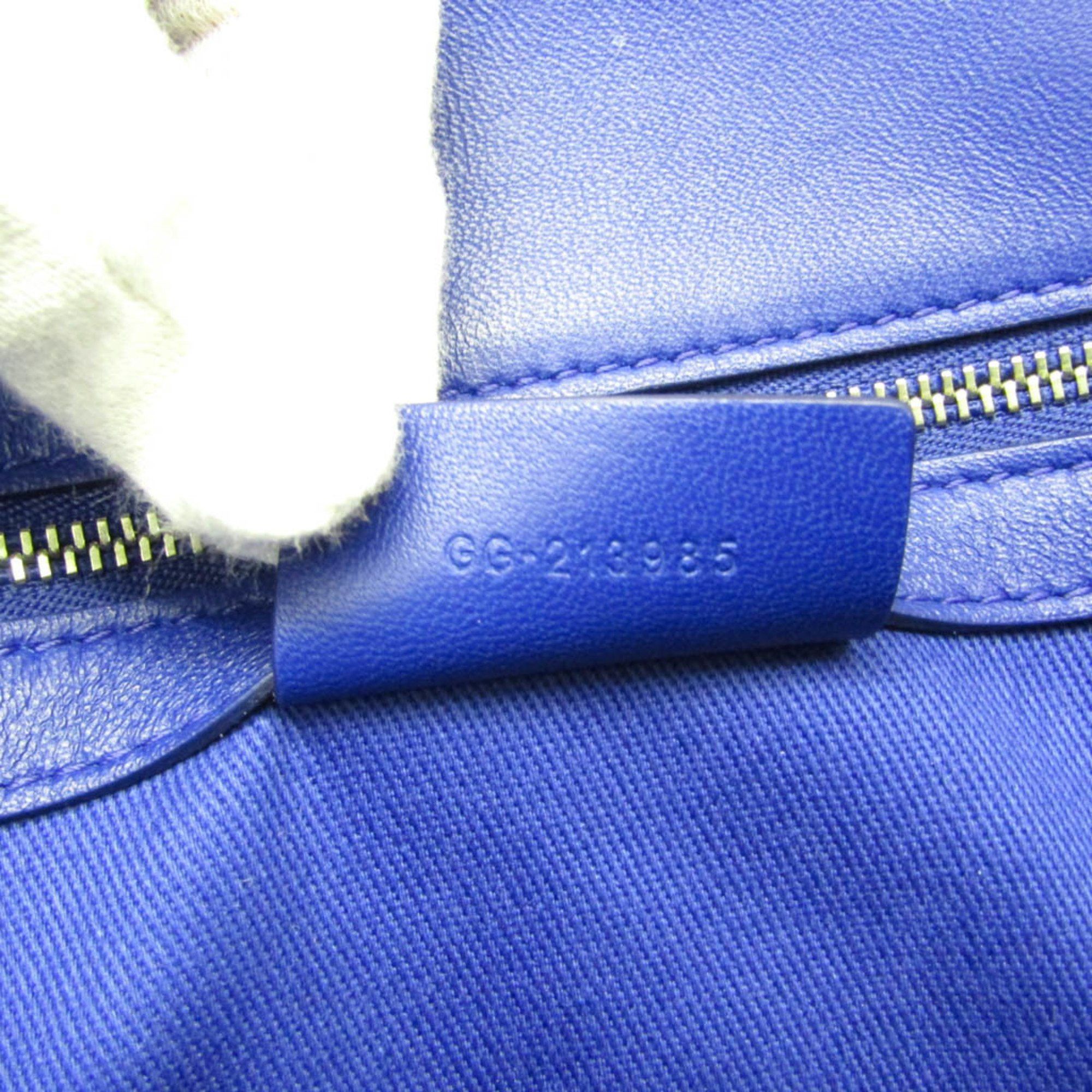 Salvatore Ferragamo Salvatore Ferragamo GG-213985 Men,Women Nylon Canvas Tote Bag Blue Size ONE SIZE - 15 Thumbnail