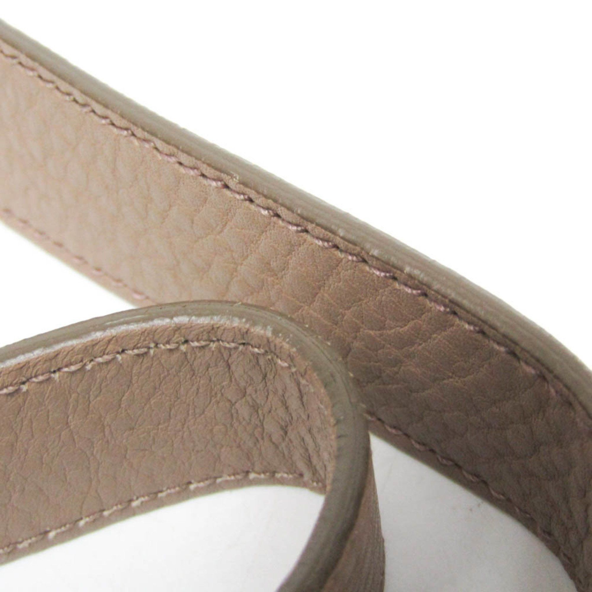 Salvatore Ferragamo Salvatore Ferragamo Gancini Medium Sophia BW-21 A896 Women's Leather Handbag,Shoulder Bag Pink Beige Size ONE SIZE - 12 Thumbnail