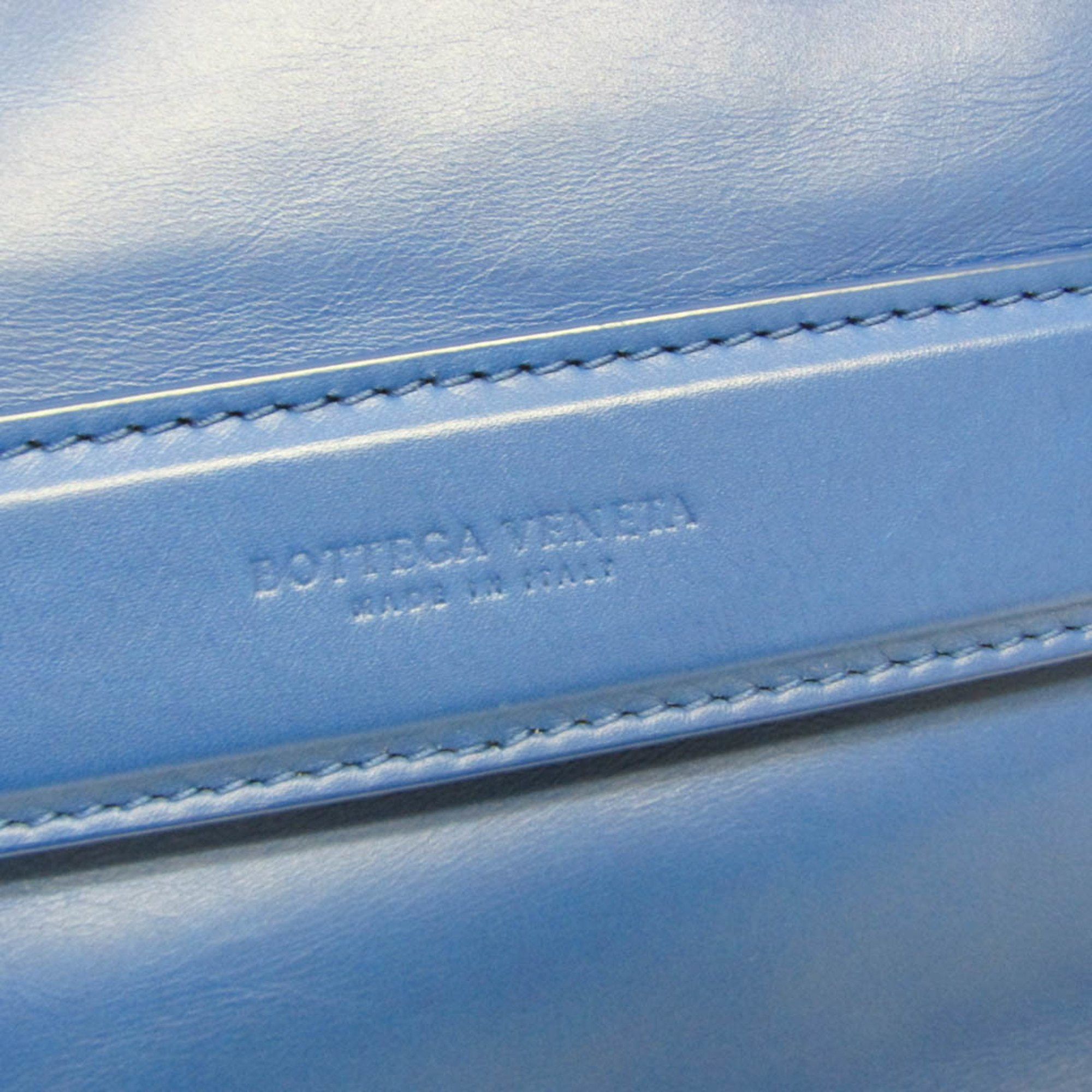 Bottega Veneta Bottega Veneta Wearable Pouch Women's Leather Shoulder Bag Blue Size ONE SIZE - 12 Thumbnail