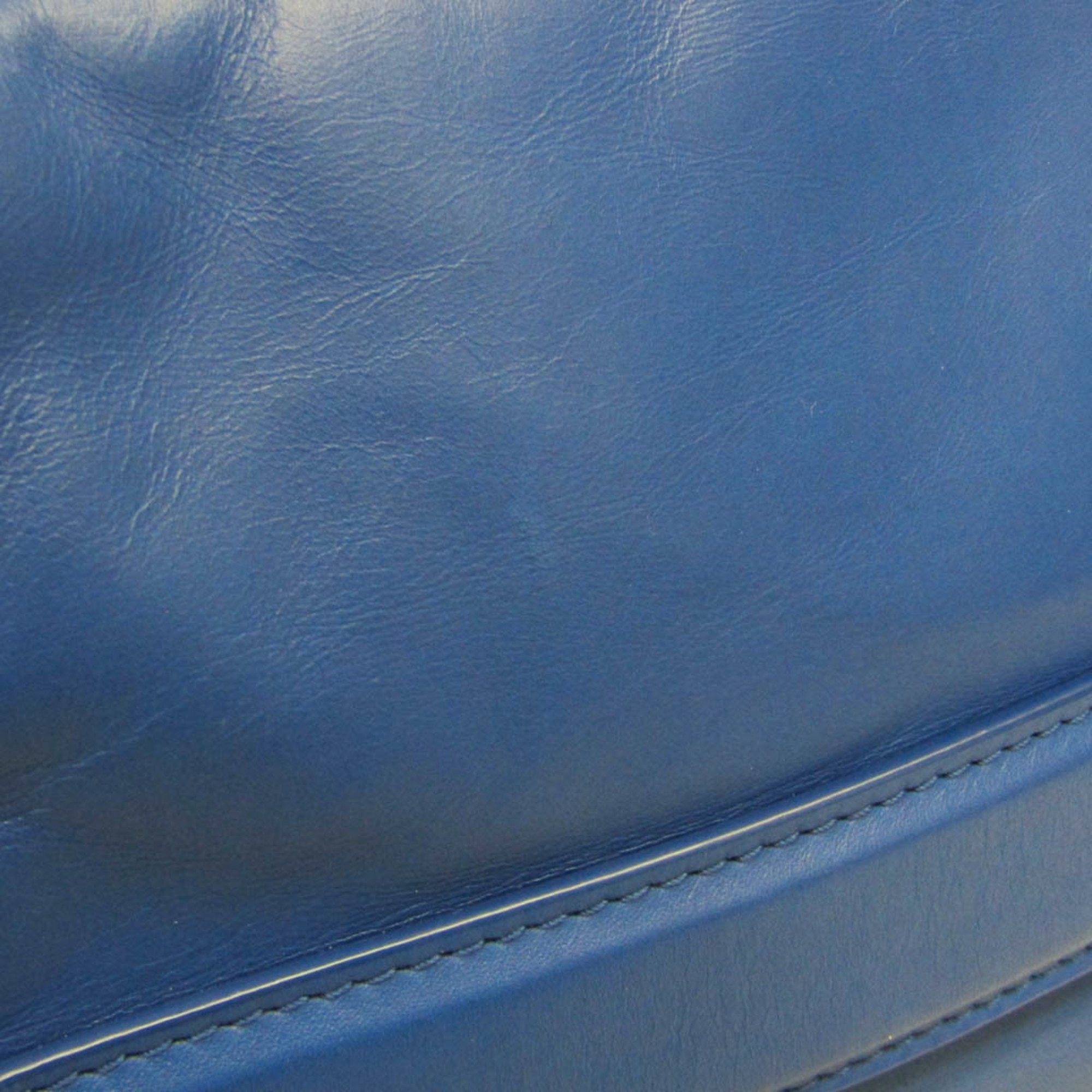 Bottega Veneta Bottega Veneta Wearable Pouch Women's Leather Shoulder Bag Blue Size ONE SIZE - 11 Thumbnail