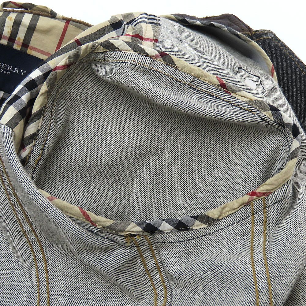 Burberry Burberry Burberry Denim Leather Jacket Black 38 Denim Outerwear Size ONE SIZE - 15 Thumbnail