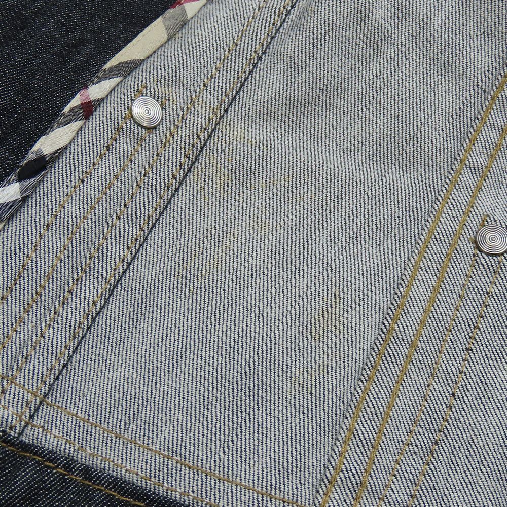 Burberry Burberry Burberry Denim Leather Jacket Black 38 Denim Outerwear Size ONE SIZE - 14 Thumbnail