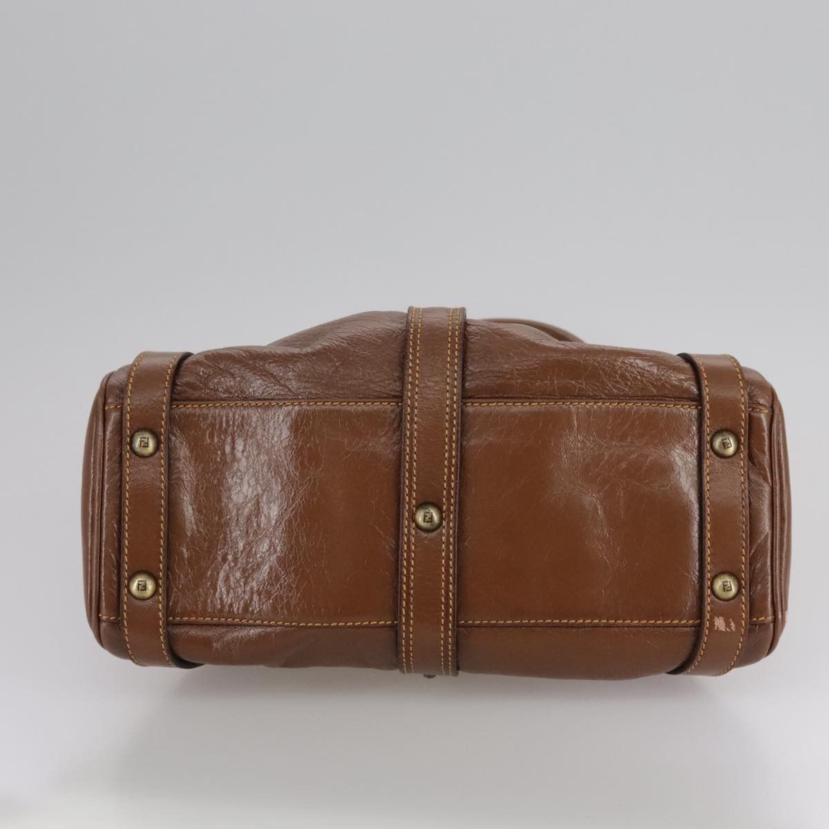 Fendi Brown Leather Handbag (Pre-Owned) Size ONE SIZE - 18 Thumbnail