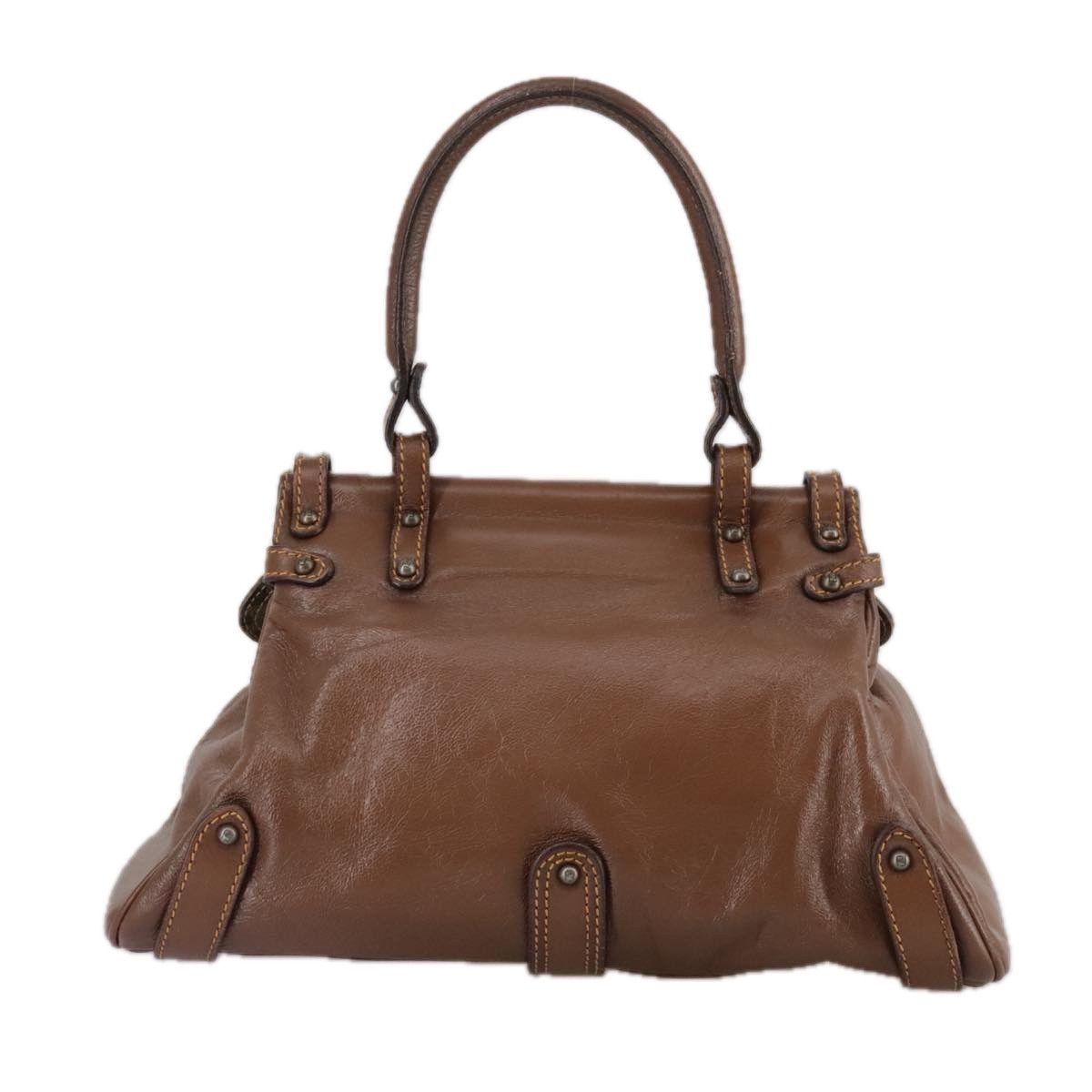 Fendi Brown Leather Handbag (Pre-Owned) Size ONE SIZE - 2 Thumbnail