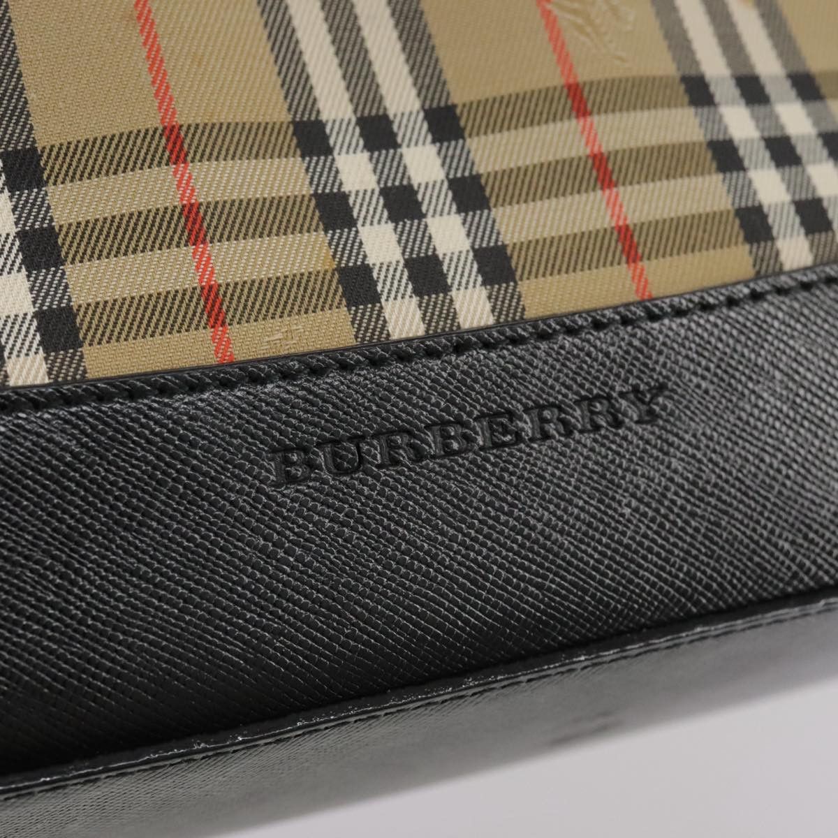 Burberry Nova Check Beige Canvas Handbag (Pre-Owned) Size ONE SIZE - 14 Thumbnail