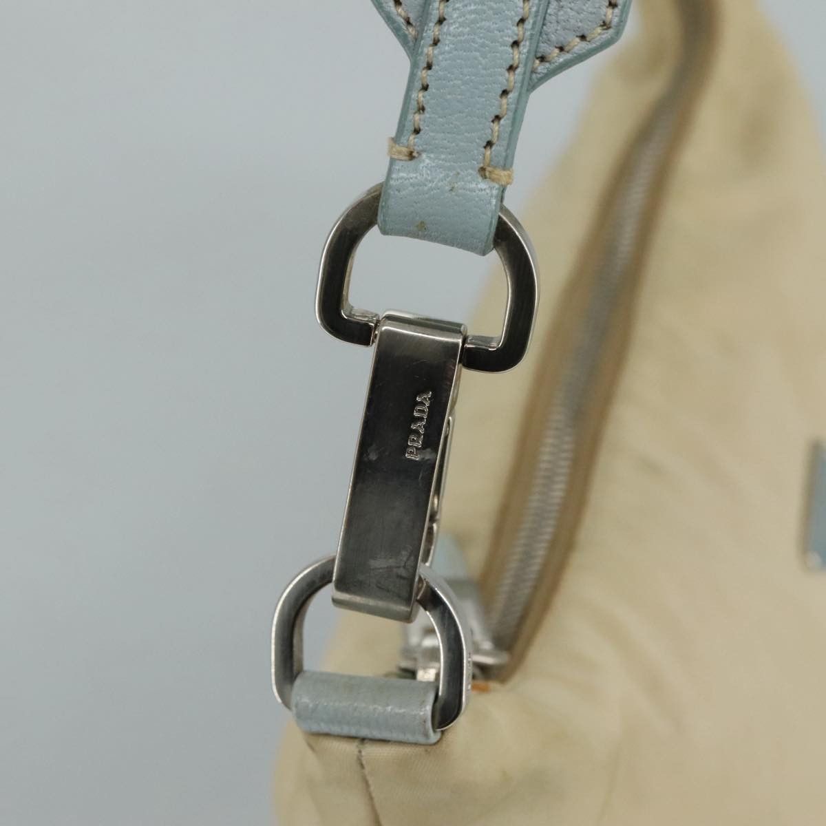 Prada Hobo Beige Synthetic Shoulder Bag (Pre-Owned) Size ONE SIZE - 11 Thumbnail