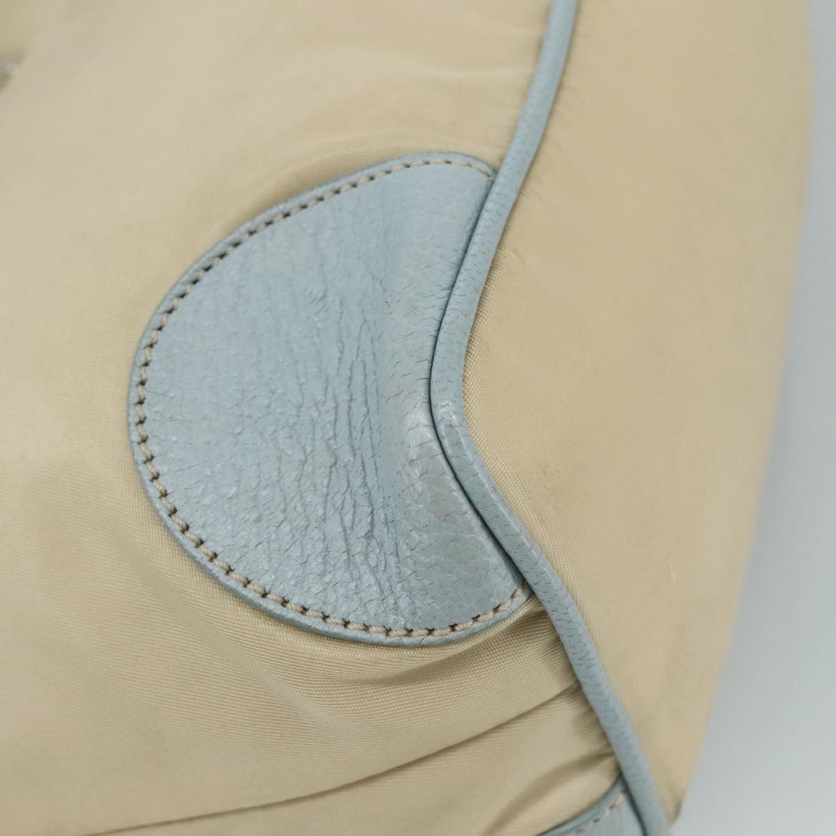Prada Hobo Beige Synthetic Shoulder Bag (Pre-Owned) Size ONE SIZE - 10 Thumbnail