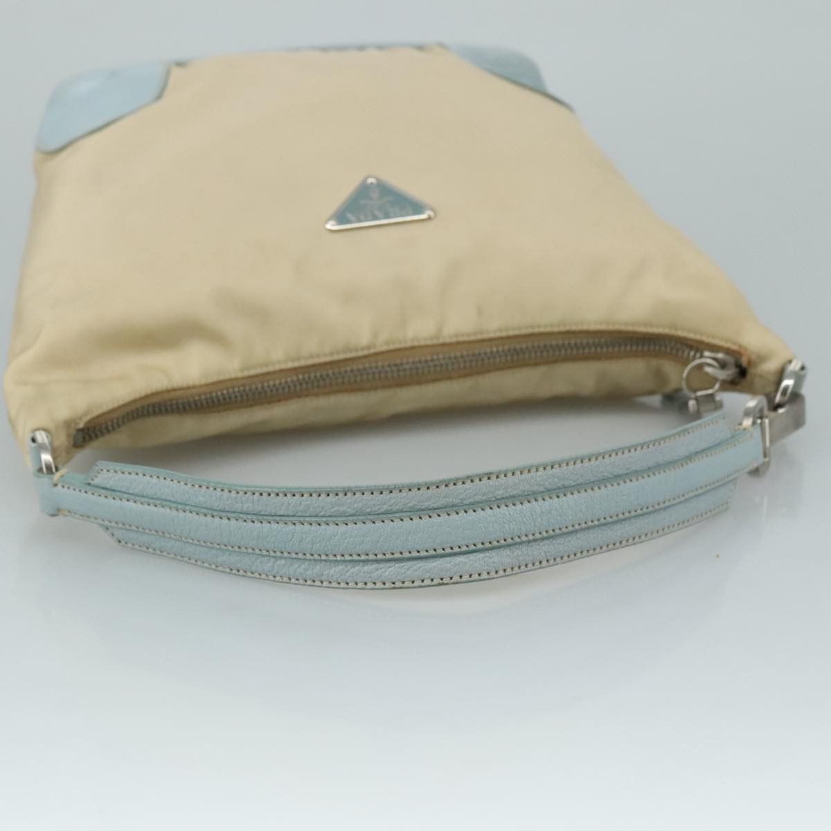 Prada Hobo Beige Synthetic Shoulder Bag (Pre-Owned) Size ONE SIZE - 5 Thumbnail