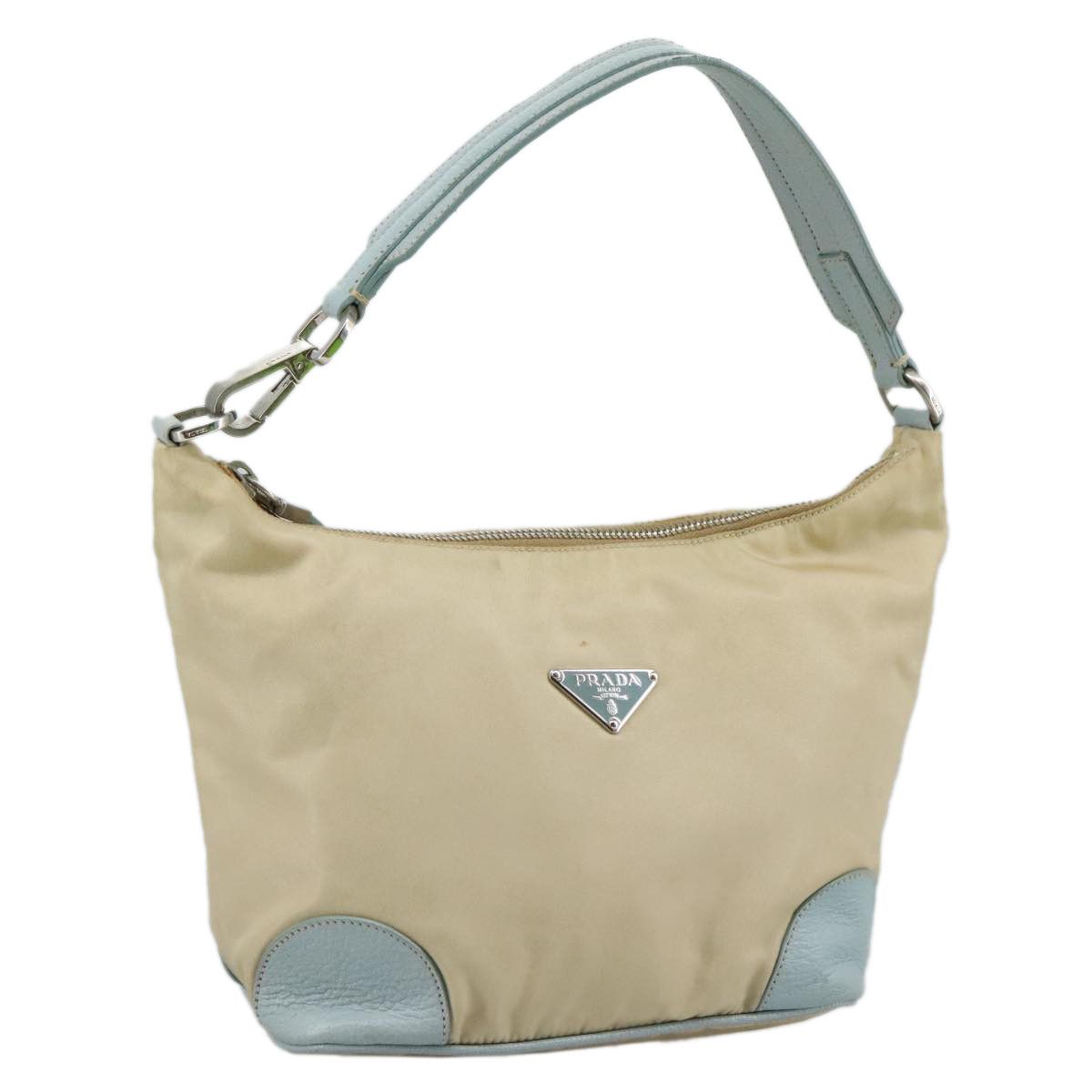 Prada Hobo Beige Synthetic Shoulder Bag (Pre-Owned) Size ONE SIZE - 18 Thumbnail