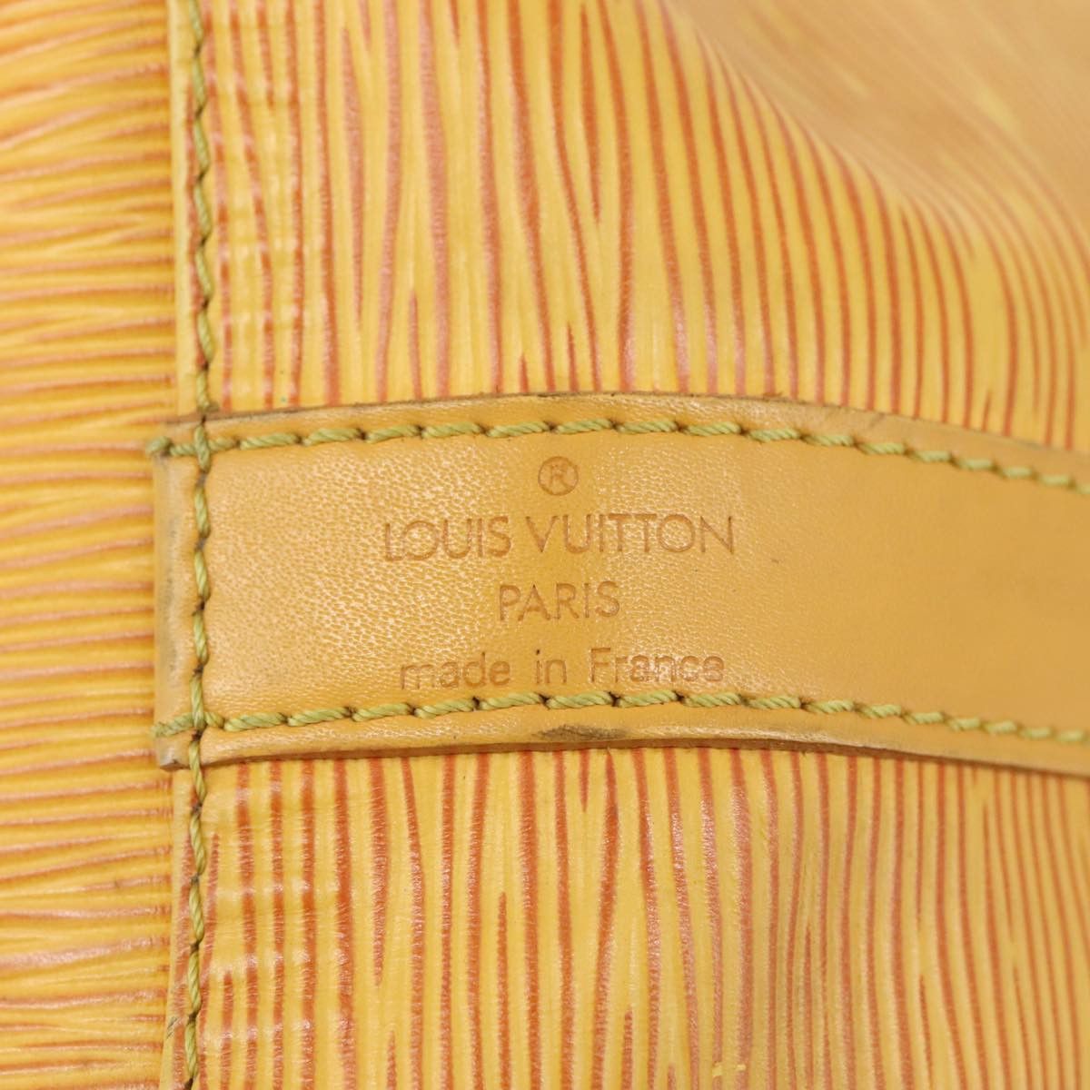 Louis Vuitton Noé Pm Yellow Leather Shoulder Bag (Pre-Owned) Size ONE SIZE - 13 Thumbnail