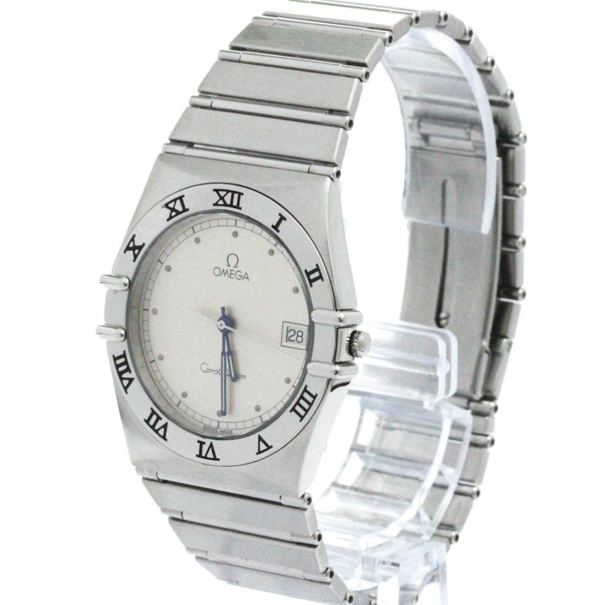 Omega Polished OMEGA Constellation Stainless Steel Quartz Mens Watch 396.1070 BF579977 Size ONE SIZE - 2 Thumbnail