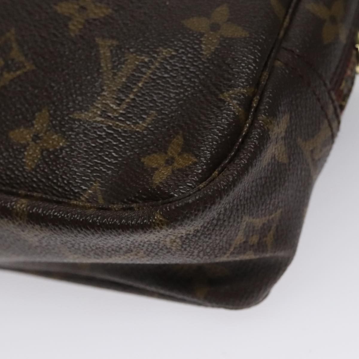 Louis Vuitton Trousse De Toilette Brown Canvas Clutch Bag (Pre-Owned) Size ONE SIZE - 8 Thumbnail