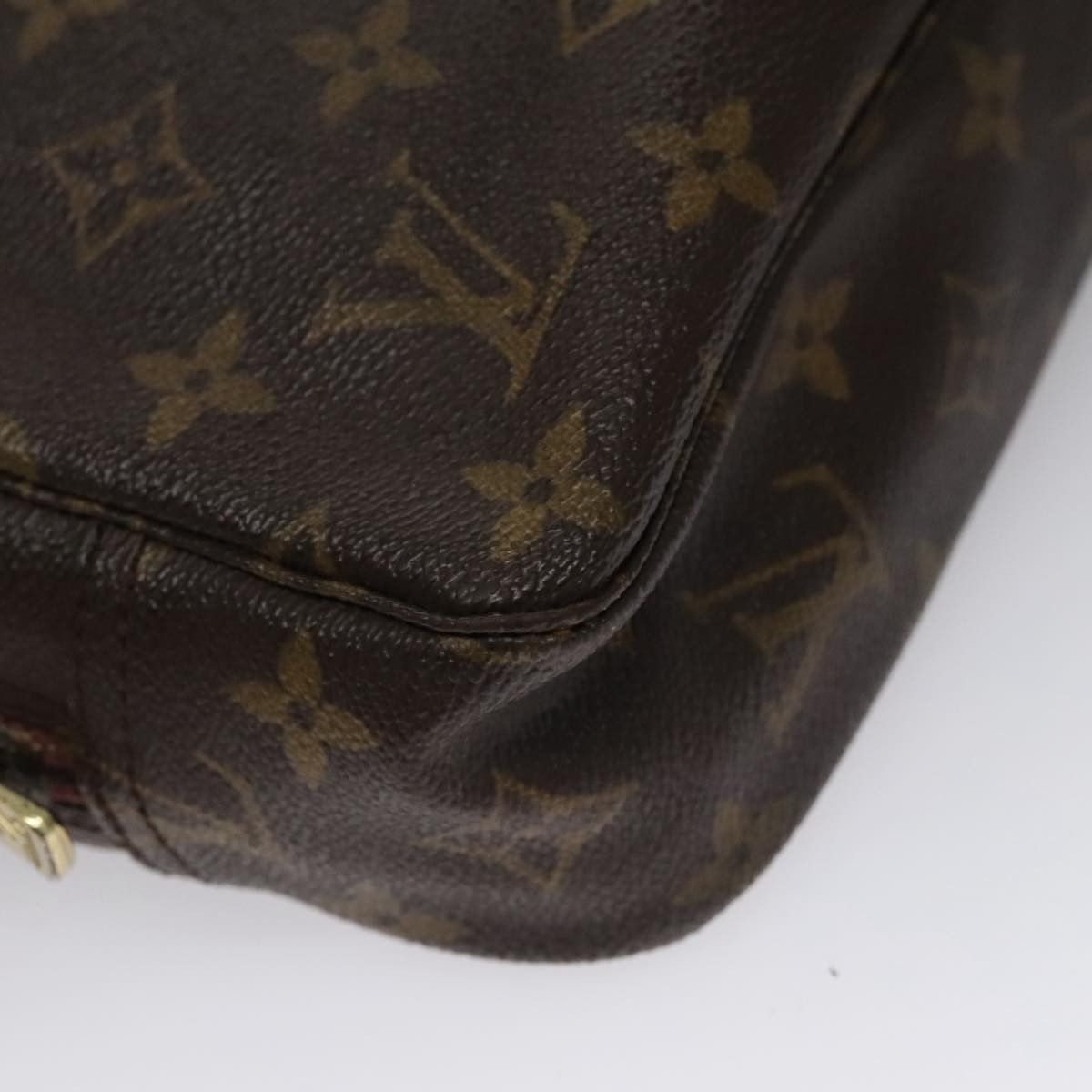 Louis Vuitton Trousse De Toilette Brown Canvas Clutch Bag (Pre-Owned) Size ONE SIZE - 7 Thumbnail