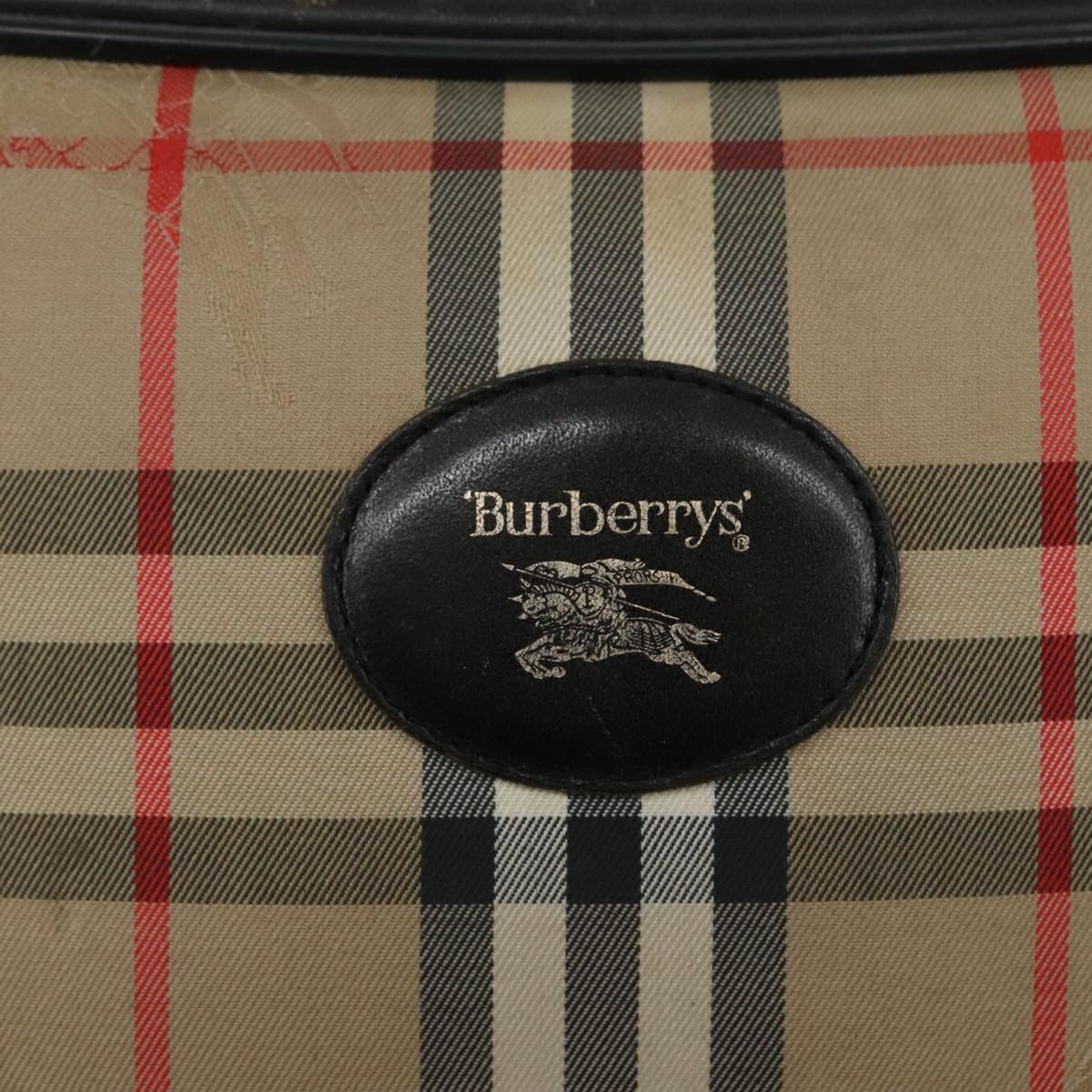 Burberry Nova Check Beige Canvas Shoulder Bag (Pre-Owned) Size ONE SIZE - 13 Thumbnail