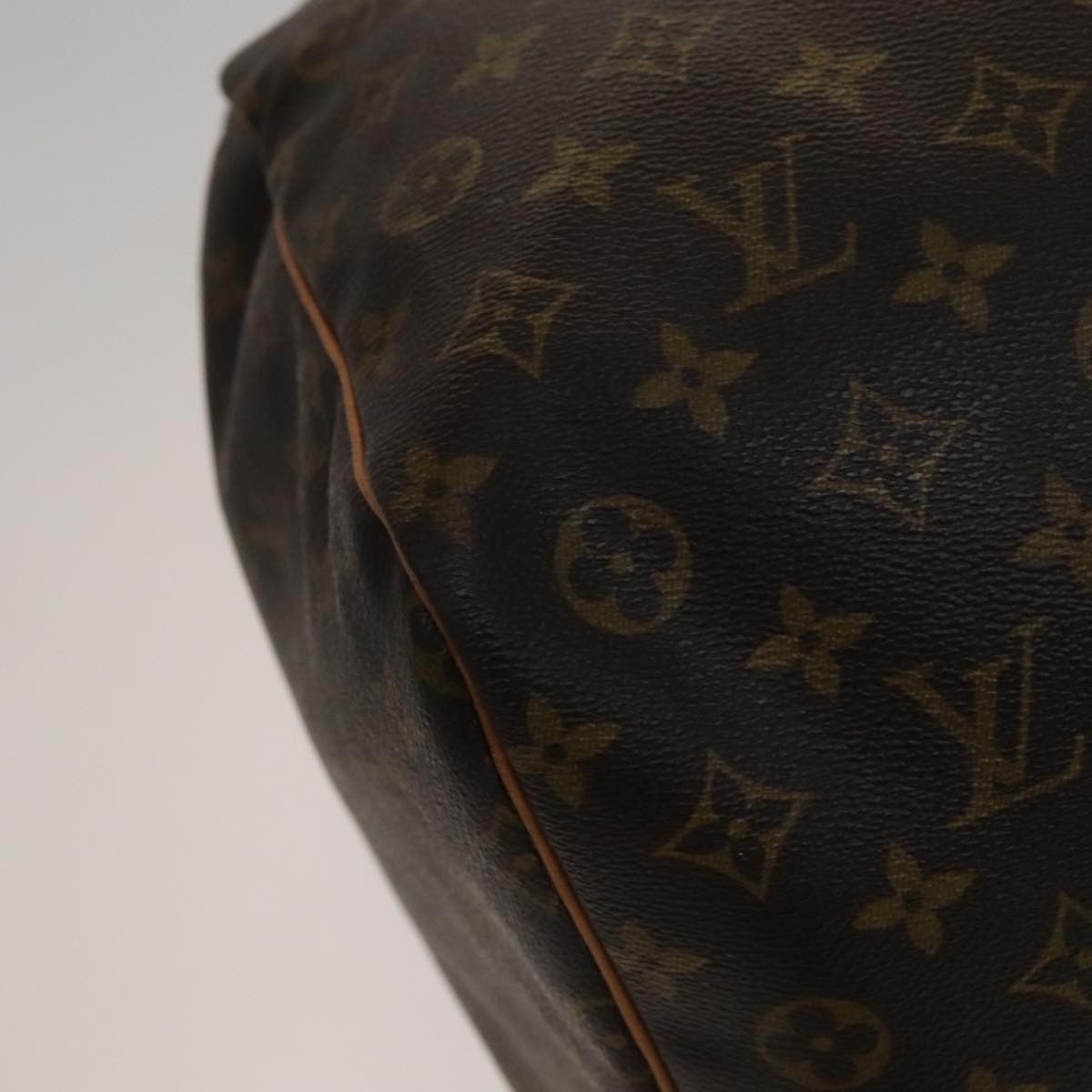 Louis Vuitton Keepall 60 Brown Canvas Travel Bag (Pre-Owned) Size ONE SIZE - 8 Thumbnail