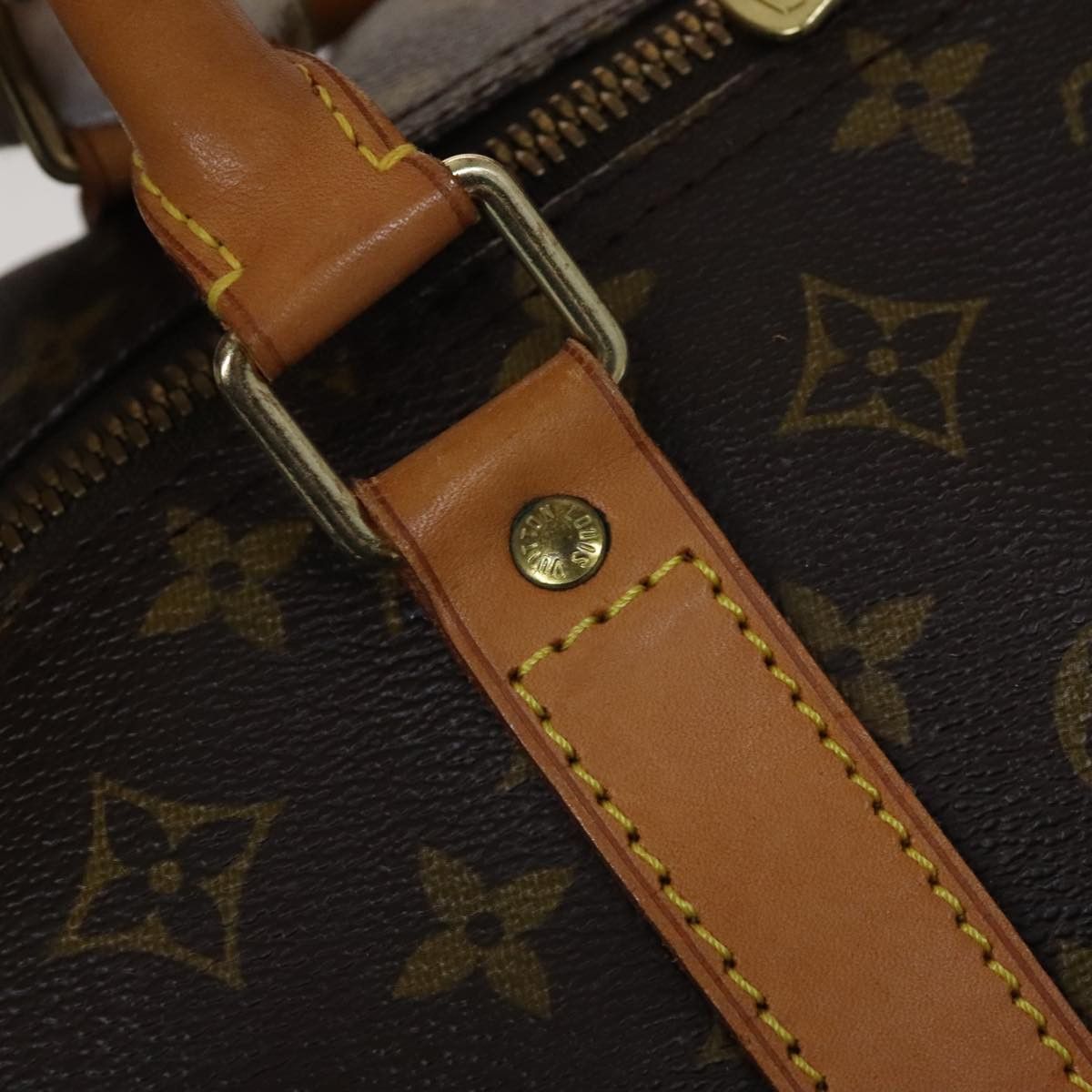 Louis Vuitton Keepall 60 Brown Canvas Travel Bag (Pre-Owned) Size ONE SIZE - 12 Thumbnail