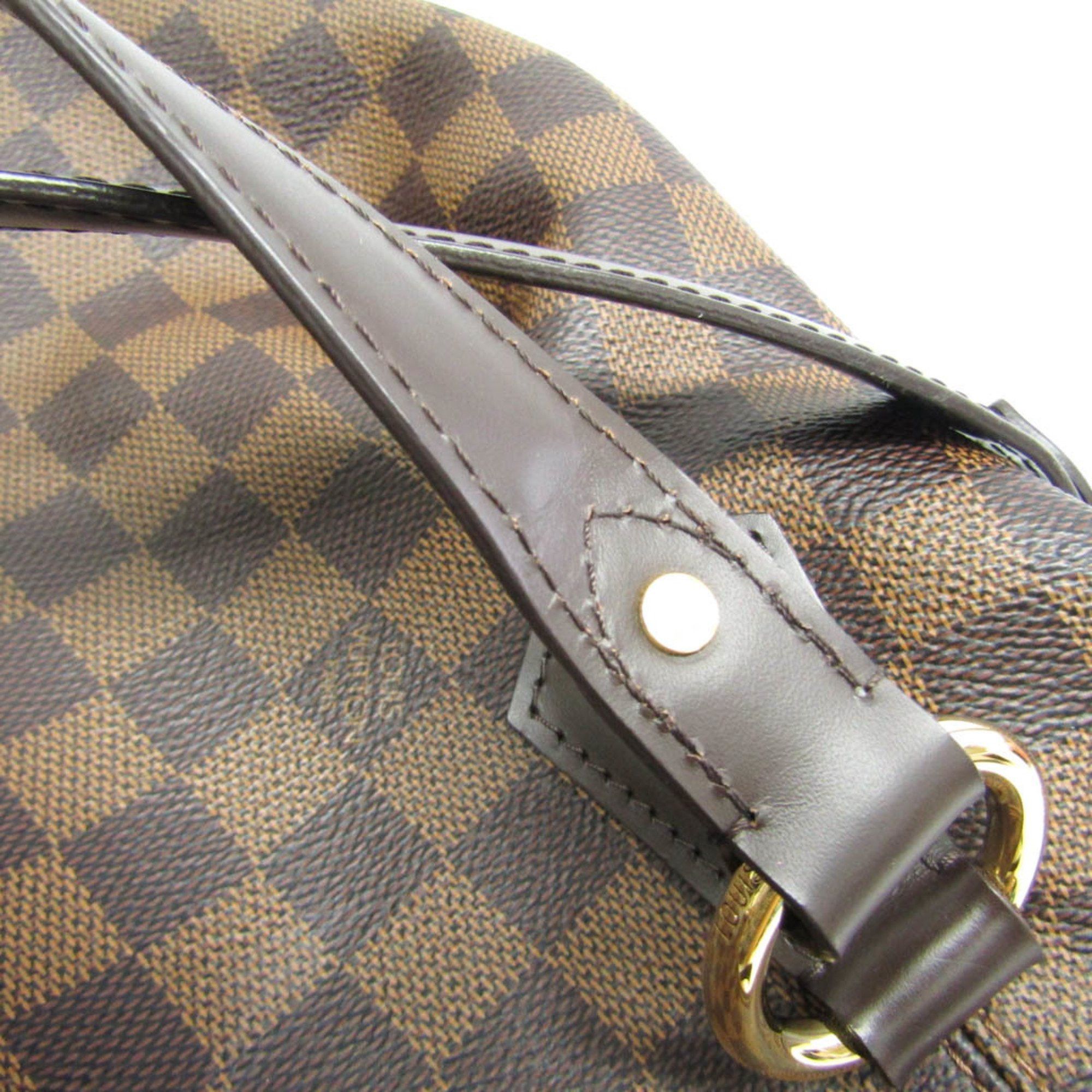 Louis Vuitton Evora Brown Canvas Handbag (Pre-Owned) Size ONE SIZE - 4 Thumbnail