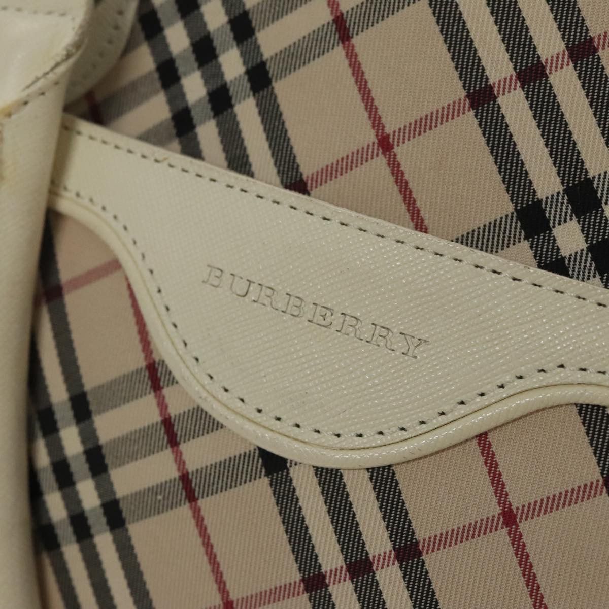 Burberry Nova Check Beige Canvas Tote Bag (Pre-Owned) Size ONE SIZE - 19 Thumbnail