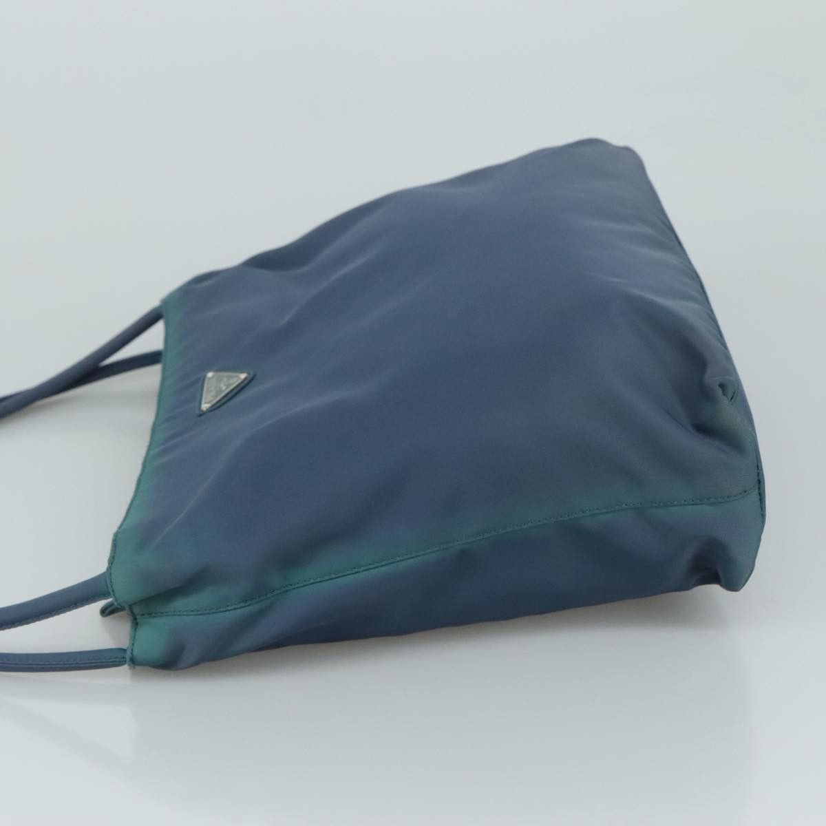 Prada Tessuto Blue Synthetic Tote Bag (Pre-Owned) Size ONE SIZE - 4 Thumbnail