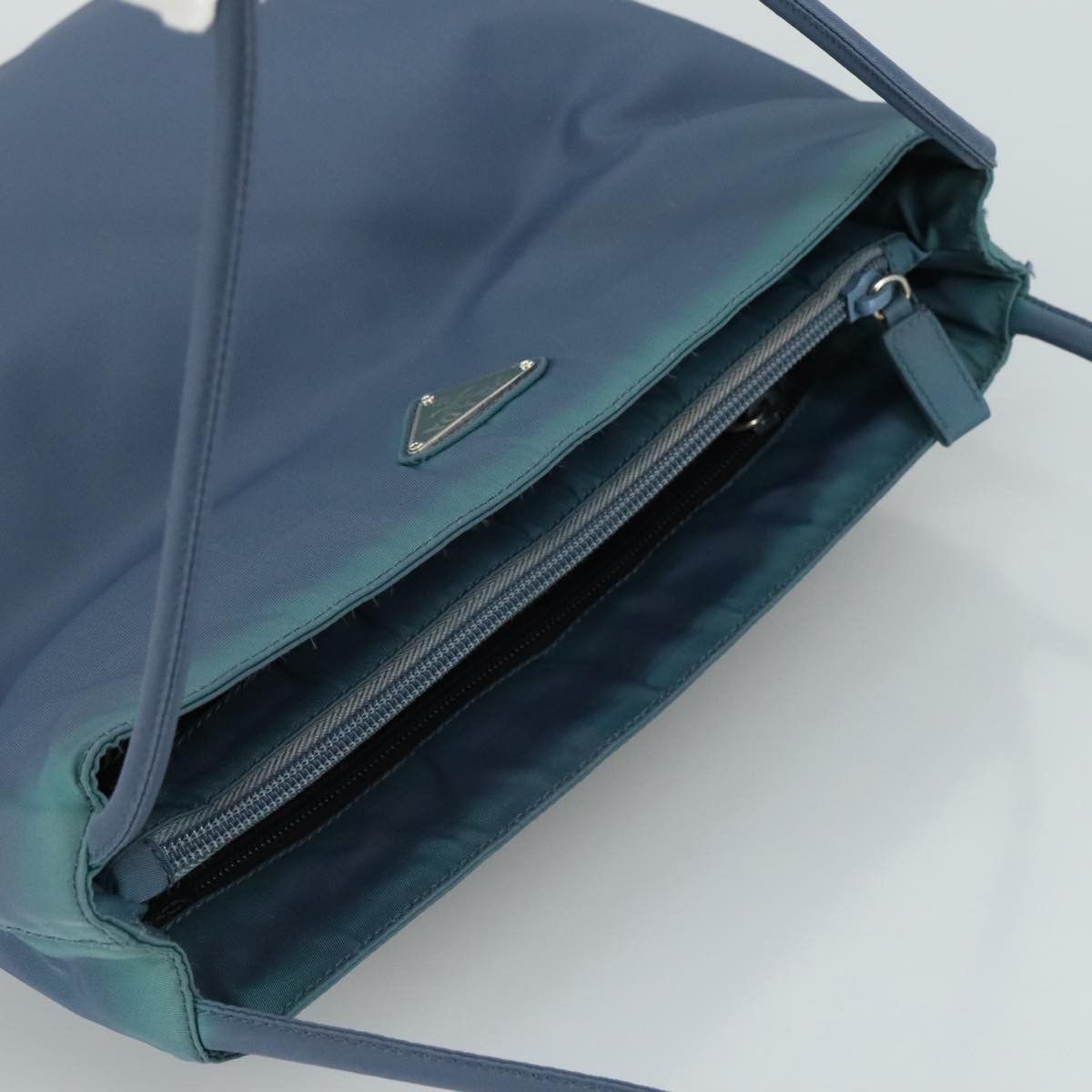 Prada Tessuto Blue Synthetic Tote Bag (Pre-Owned) Size ONE SIZE - 16 Thumbnail