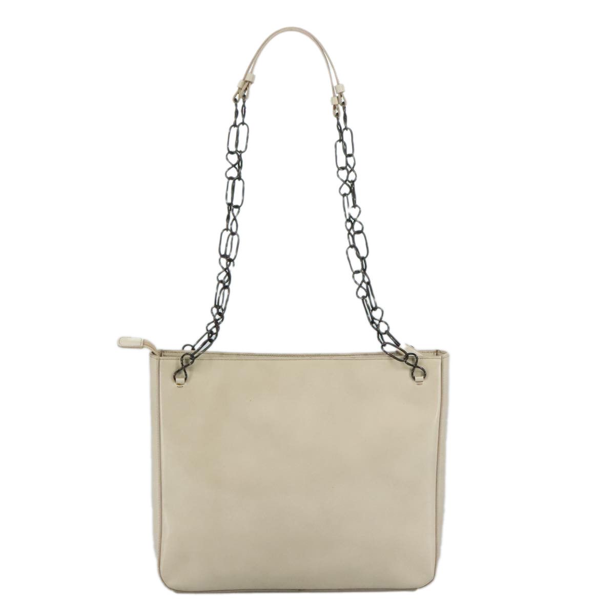 Prada Beige Patent Leather Shoulder Bag (Pre-Owned) Size ONE SIZE - 2 Thumbnail