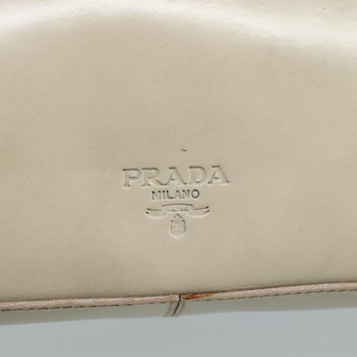 Prada Beige Patent Leather Shoulder Bag (Pre-Owned) Size ONE SIZE - 19 Thumbnail