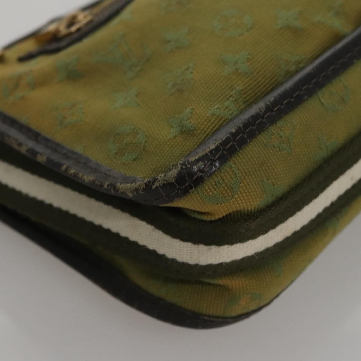 Louis Vuitton Catherine Khaki Canvas Shoulder Bag (Pre-Owned) Size ONE SIZE - 7 Thumbnail