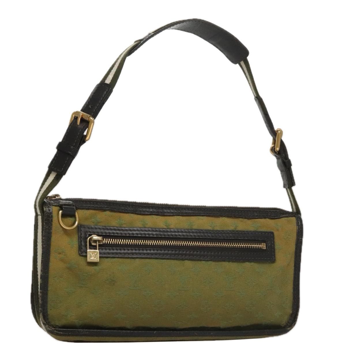 Louis Vuitton Catherine Khaki Canvas Shoulder Bag (Pre-Owned) Size ONE SIZE - 18 Thumbnail