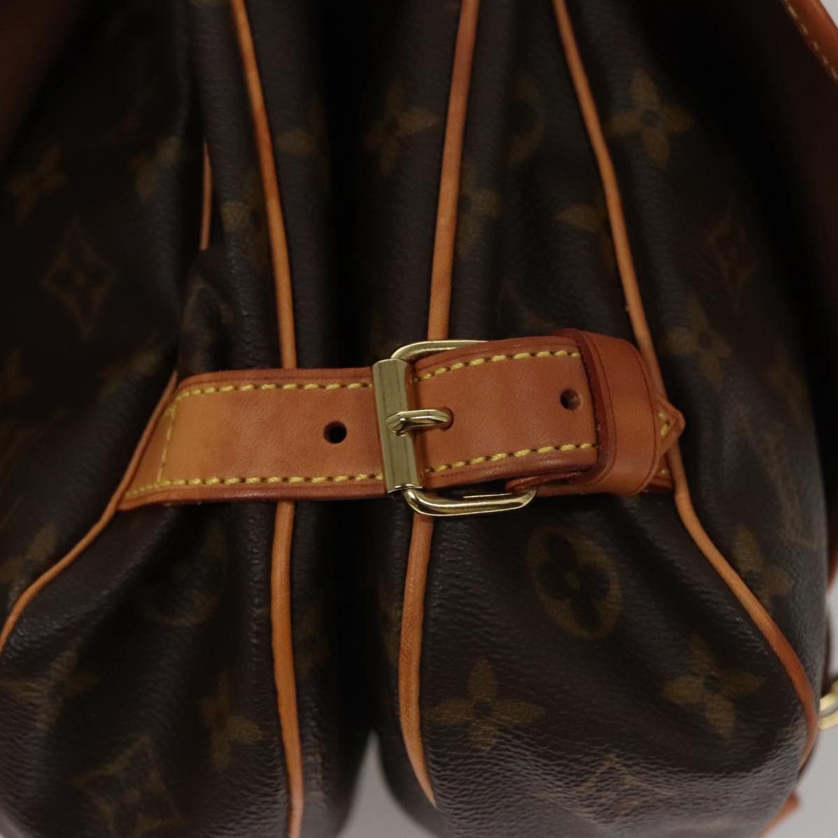 Louis Vuitton Saumur Brown Canvas Shoulder Bag (Pre-Owned) Size ONE SIZE - 12 Thumbnail