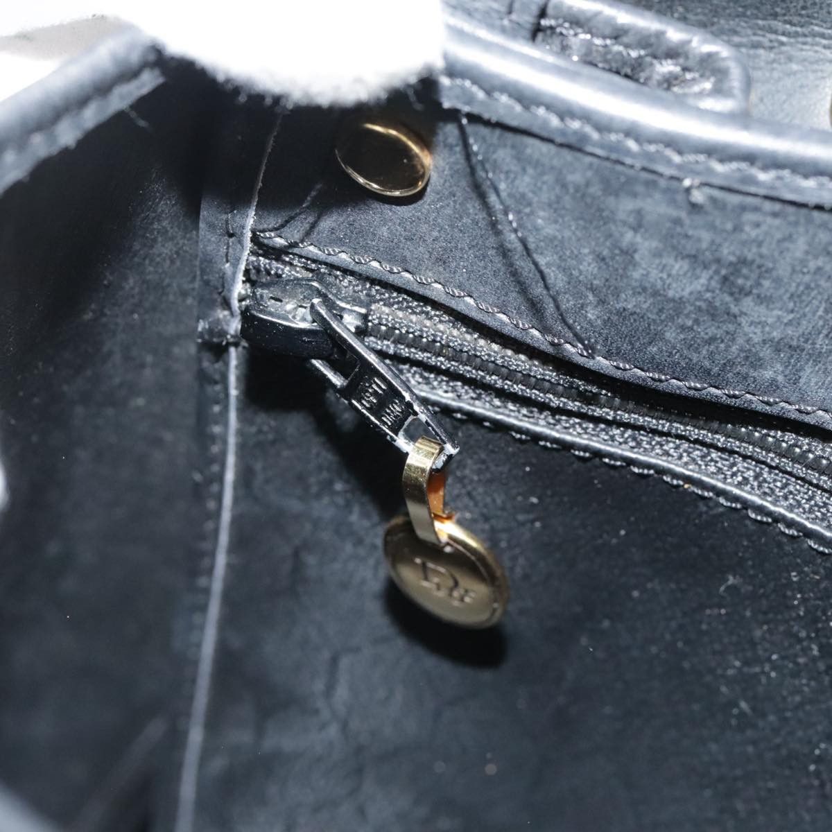 Dior Honeycomb Black Leather Shoulder Bag (Pre-Owned) Size ONE SIZE - 11 Thumbnail