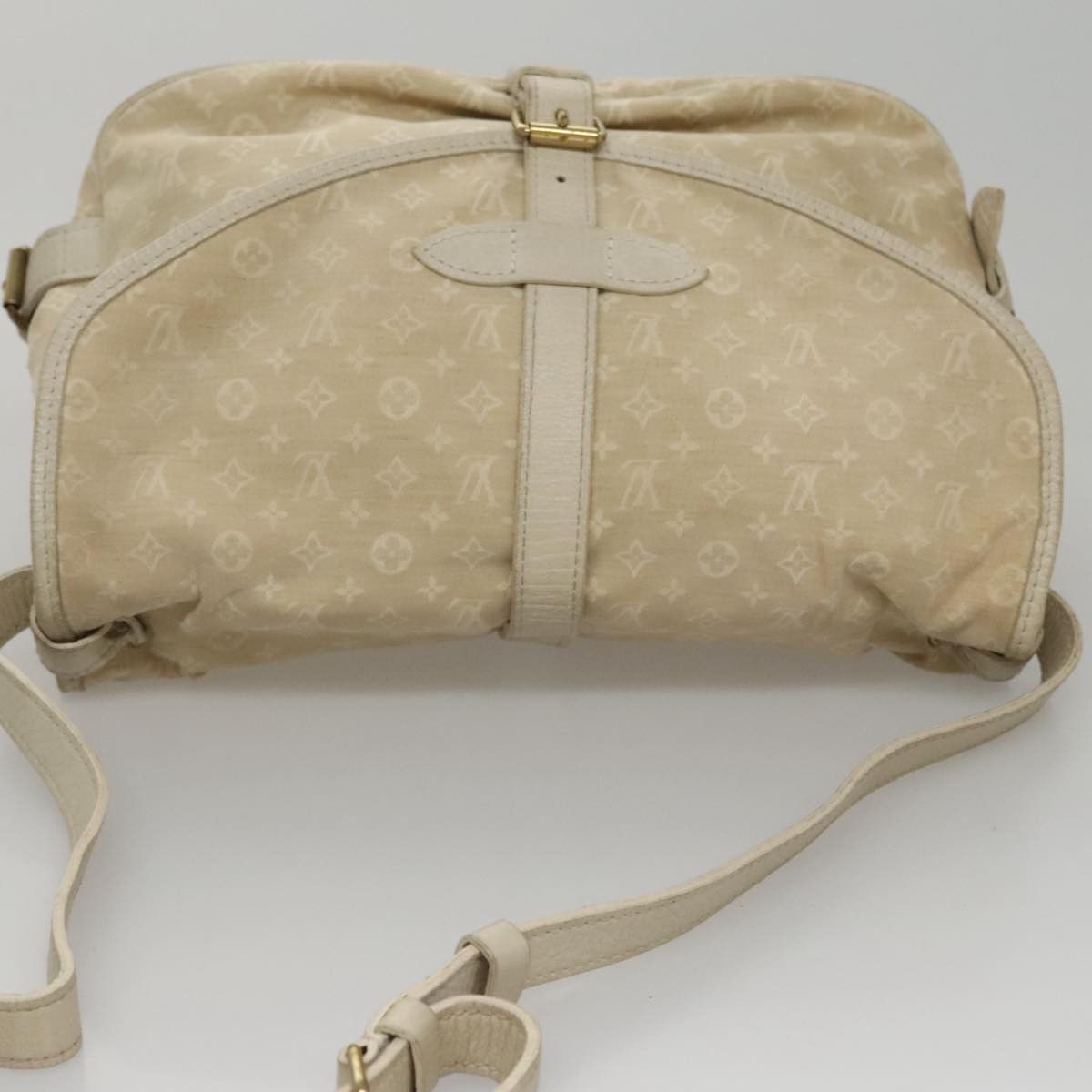 Louis Vuitton Saumur Beige Canvas Shoulder Bag (Pre-Owned) Size ONE SIZE - 16 Thumbnail