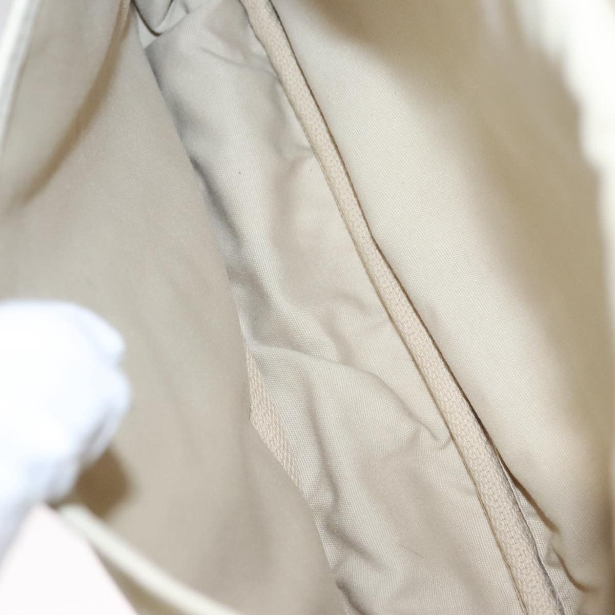 Louis Vuitton Saumur Beige Canvas Shoulder Bag (Pre-Owned) Size ONE SIZE - 11 Thumbnail