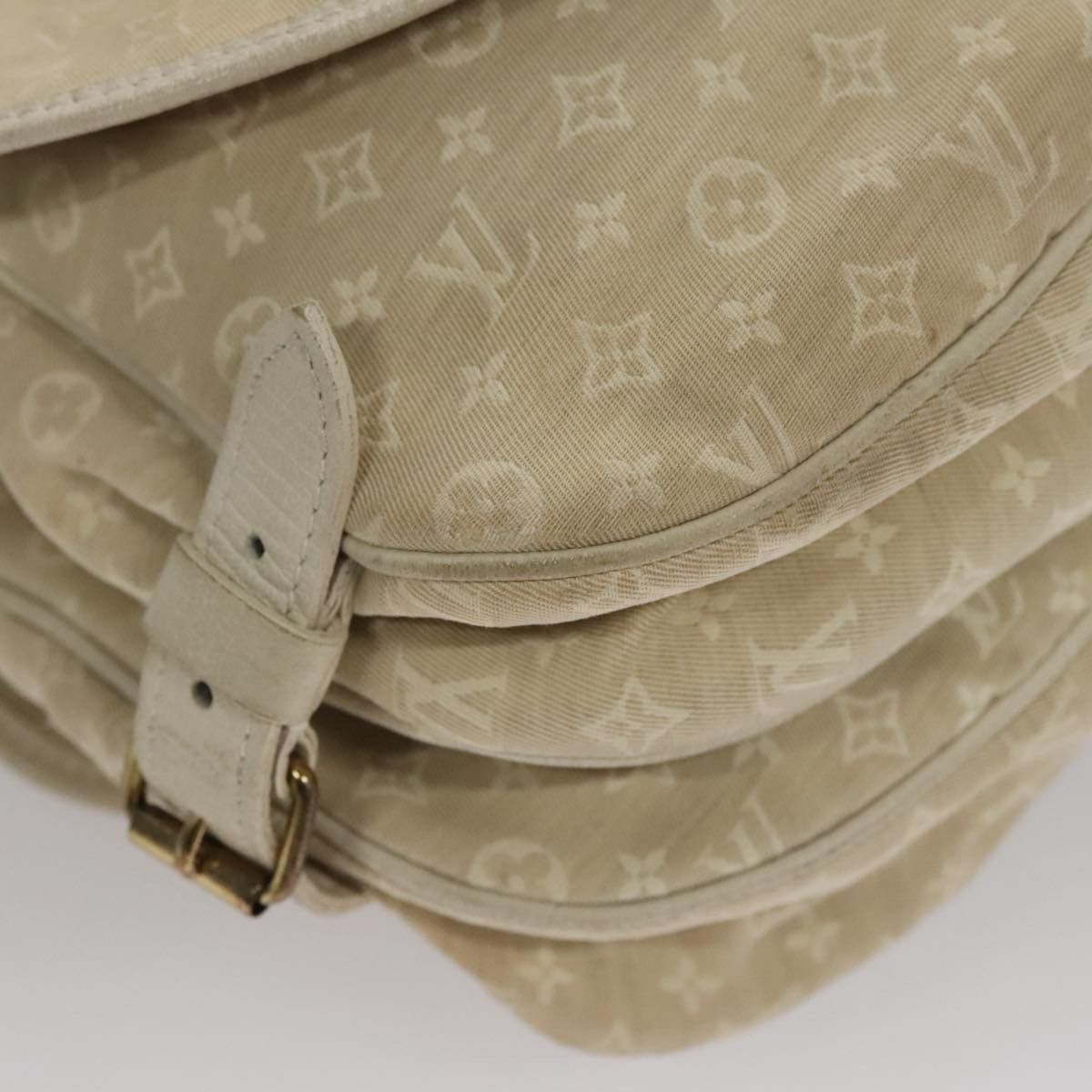 Louis Vuitton Saumur Beige Canvas Shoulder Bag (Pre-Owned) Size ONE SIZE - 9 Thumbnail