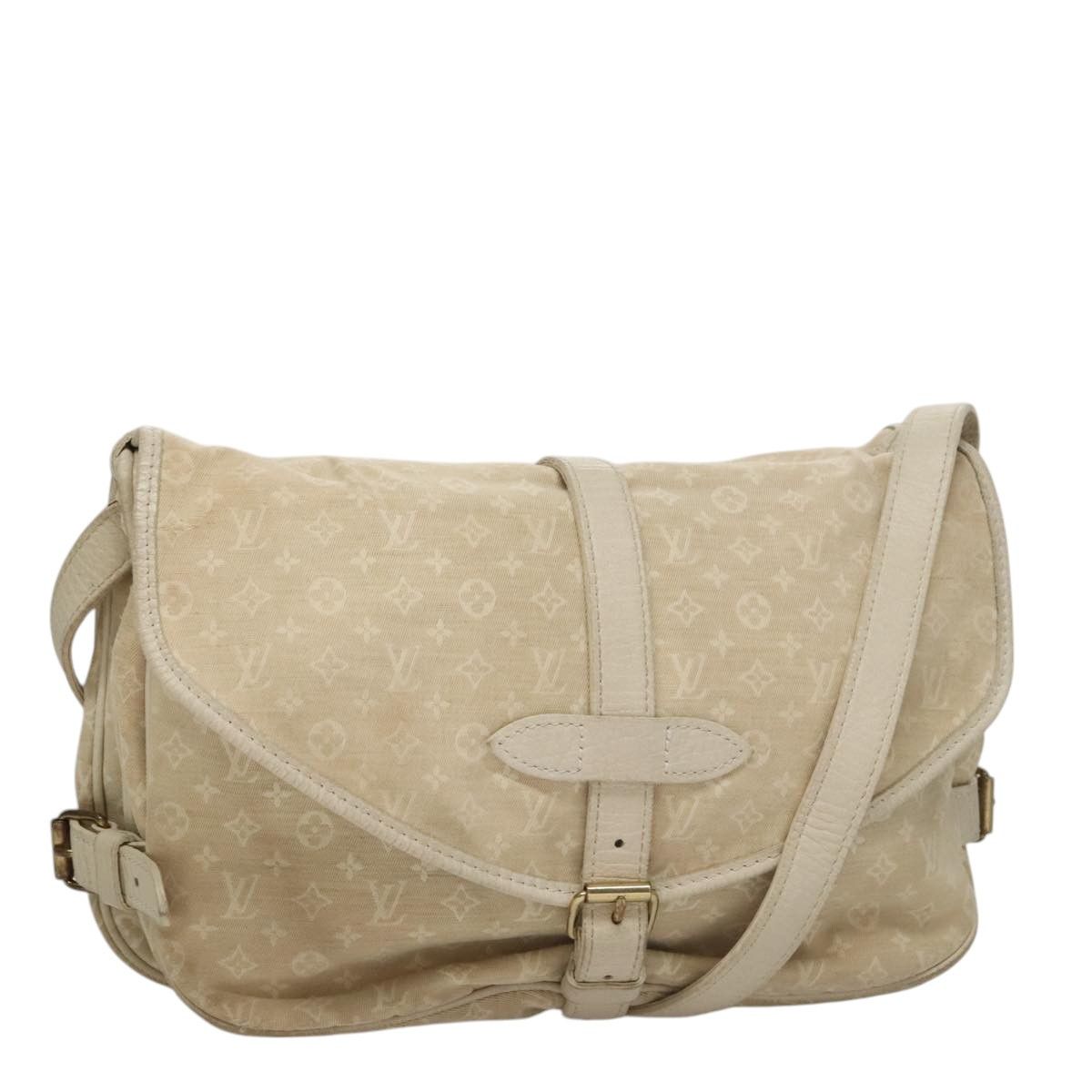 Louis Vuitton Saumur Beige Canvas Shoulder Bag (Pre-Owned) Size ONE SIZE - 15 Thumbnail