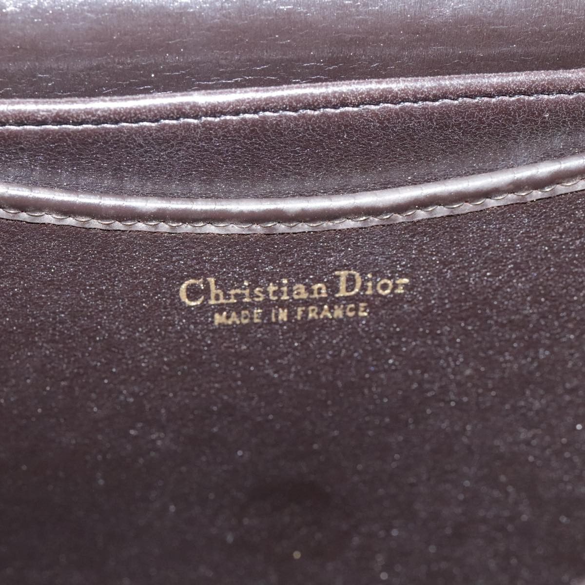 Dior Cd Brown Canvas Shoulder Bag (Pre-Owned) Size ONE SIZE - 14 Thumbnail