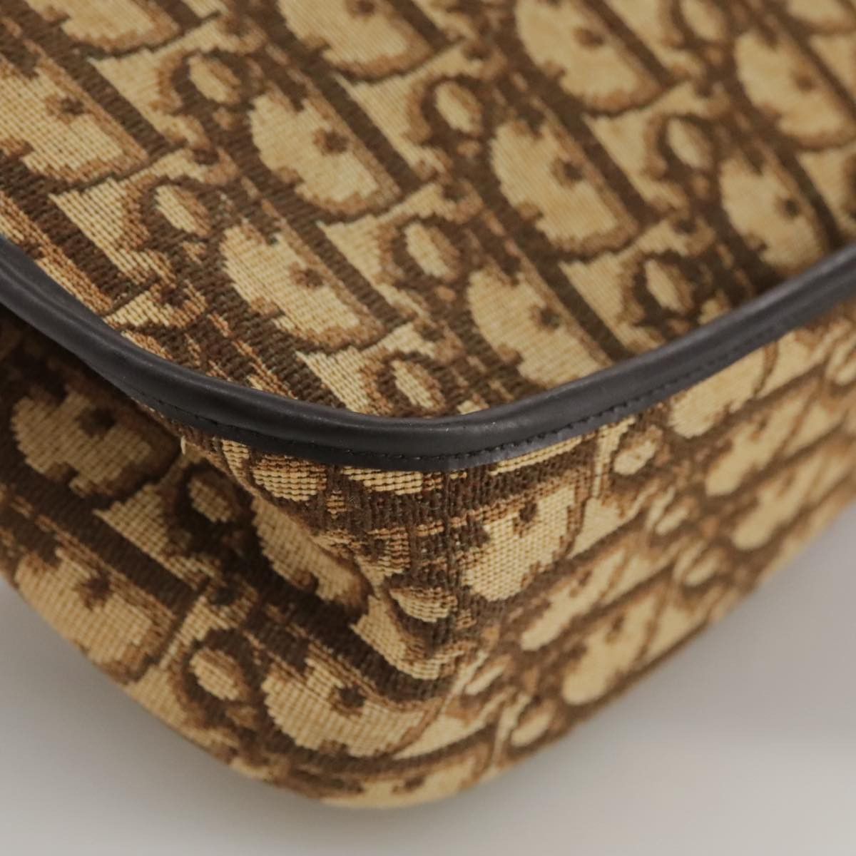 Dior Cd Brown Canvas Shoulder Bag (Pre-Owned) Size ONE SIZE - 9 Thumbnail