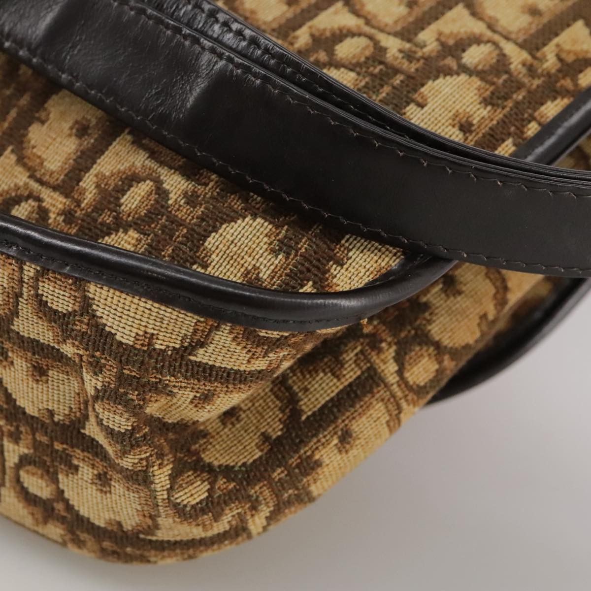 Dior Cd Brown Canvas Shoulder Bag (Pre-Owned) Size ONE SIZE - 10 Thumbnail