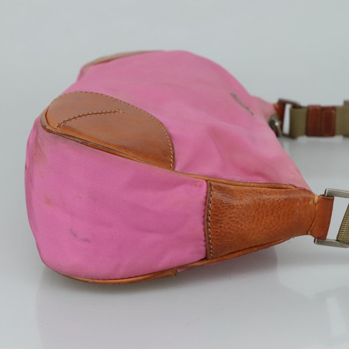 Prada Vitello Pink Synthetic Shoulder Bag (Pre-Owned) Size ONE SIZE - 3 Thumbnail