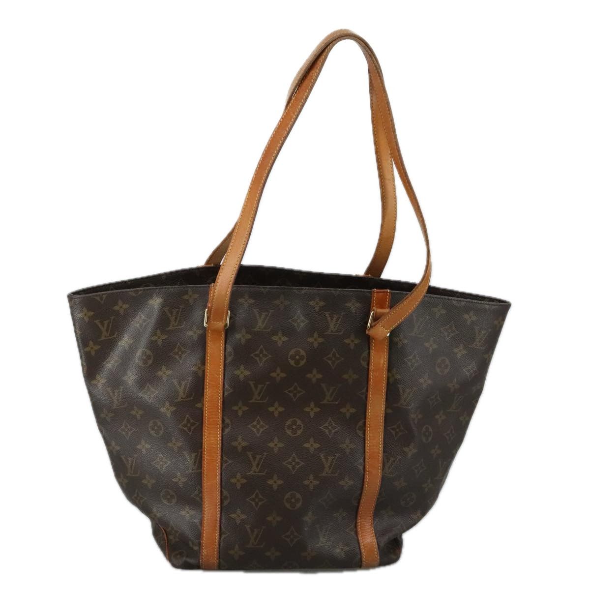 Louis Vuitton Shopping Brown Canvas Tote Bag (Pre-Owned) Size ONE SIZE - 2 Thumbnail