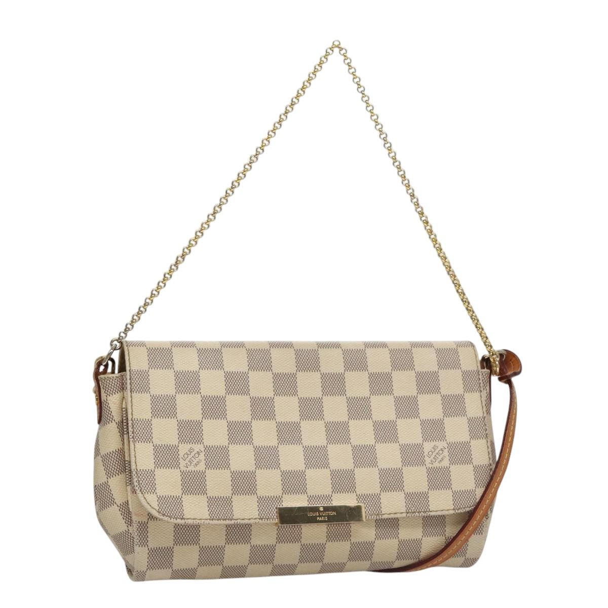 Louis Vuitton Favorite White Canvas Shoulder Bag (Pre-Owned) Size ONE SIZE - 18 Thumbnail