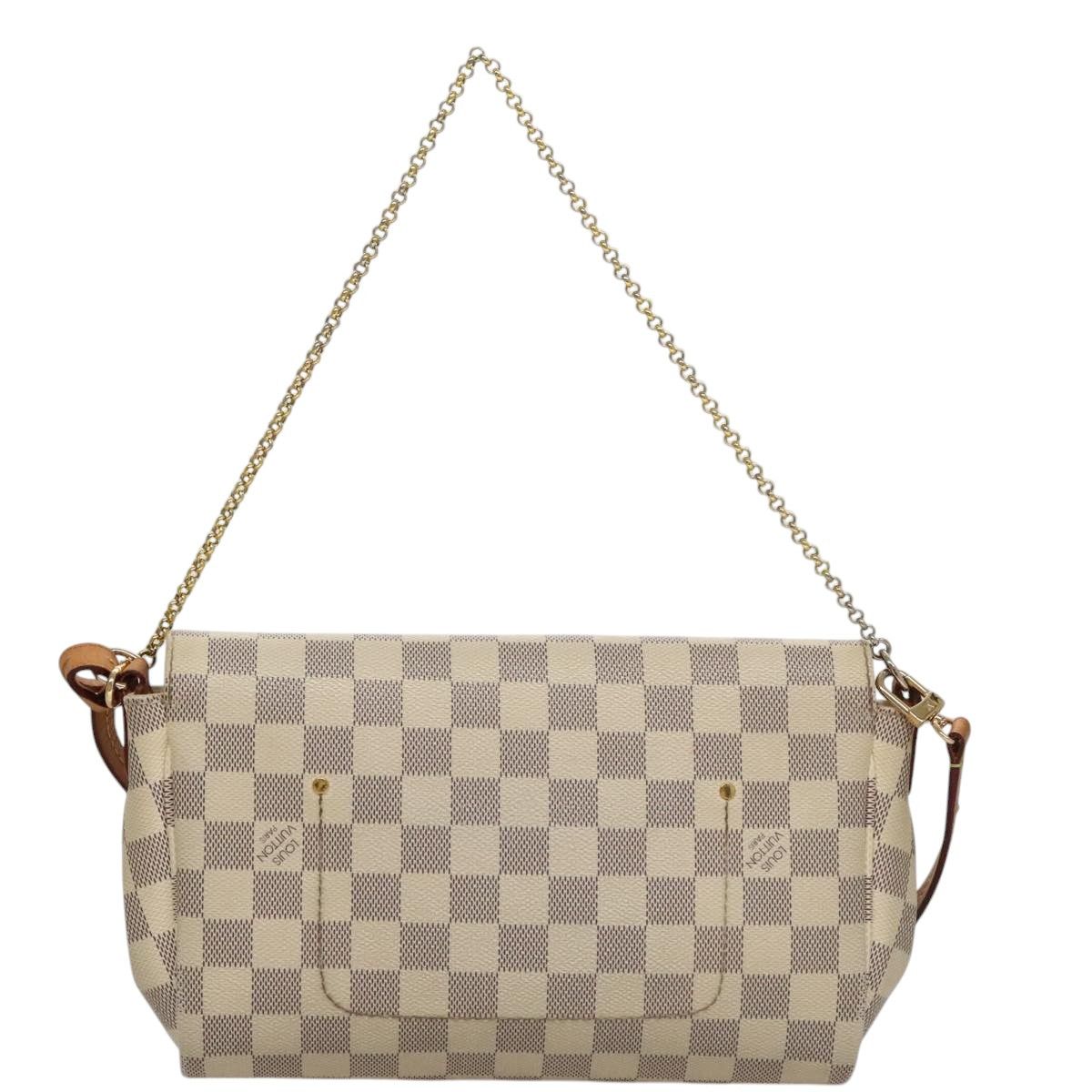 Louis Vuitton Favorite White Canvas Shoulder Bag (Pre-Owned) Size ONE SIZE - 2 Thumbnail