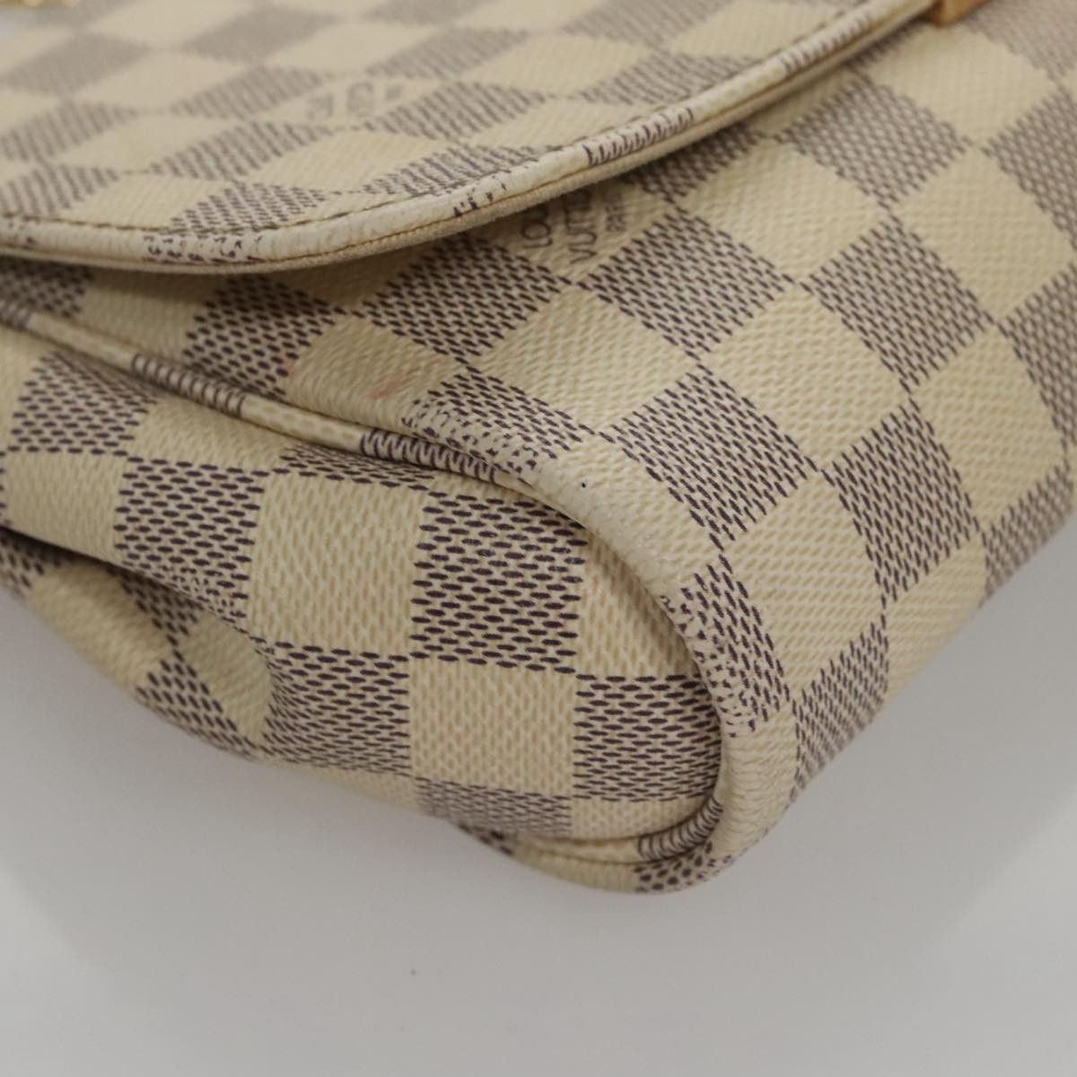 Louis Vuitton Favorite White Canvas Shoulder Bag (Pre-Owned) Size ONE SIZE - 7 Thumbnail