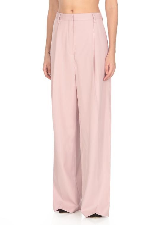 Dries Van Noten DRIES VAN NOTEN Women Straight Pants 010901 9146301 Pink Size 26" / US 2 / IT 38 - 3 Thumbnail