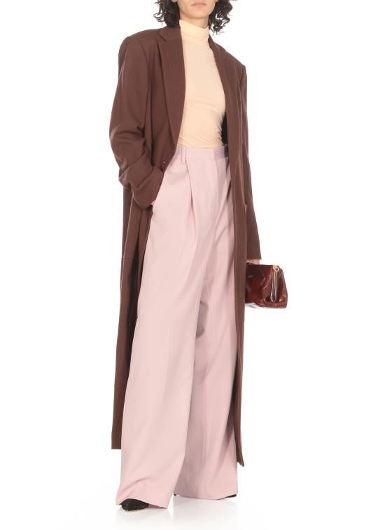Dries Van Noten DRIES VAN NOTEN Women Straight Pants 010901 9146301 Pink Size 26" / US 2 / IT 38 - 2 Thumbnail